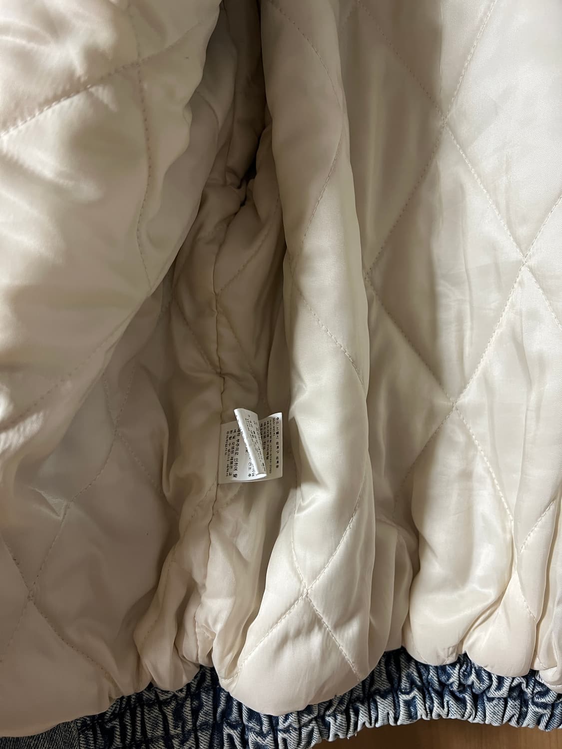 👕데님 누빔 자켓 95~100사이즈 (택배비 포함) 상품이미지7