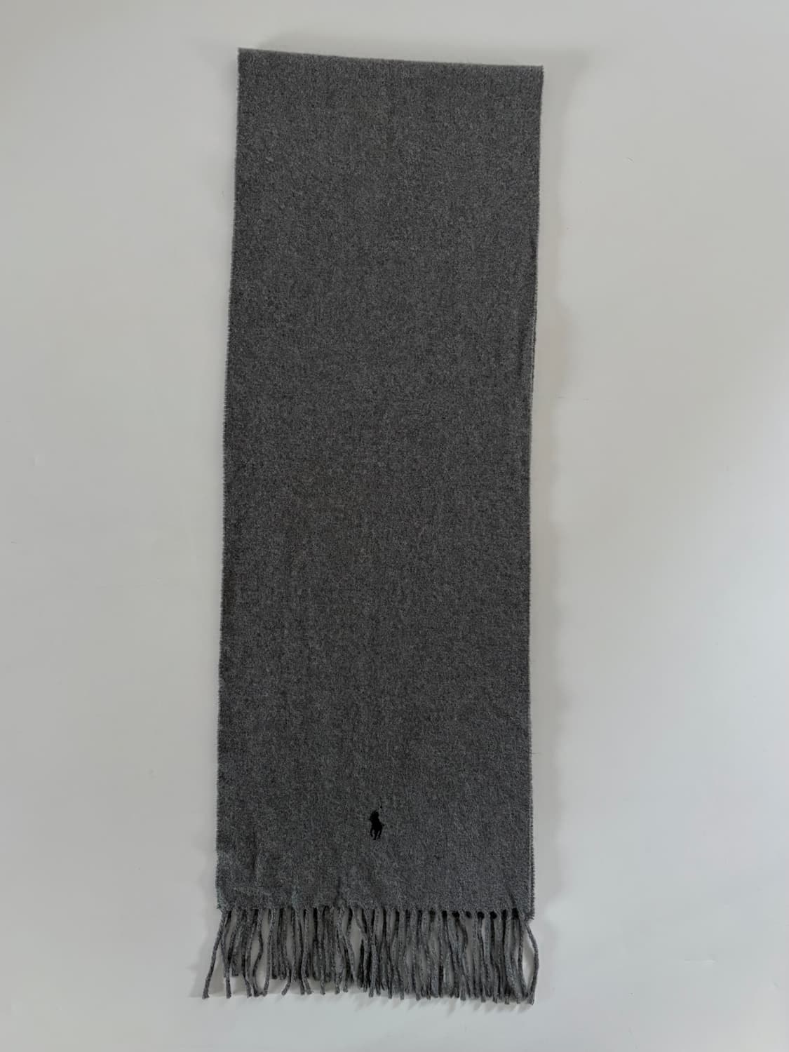 Polo 폴로 랄프로렌 신형 그레이컬러 울 머플러 상품이미지3