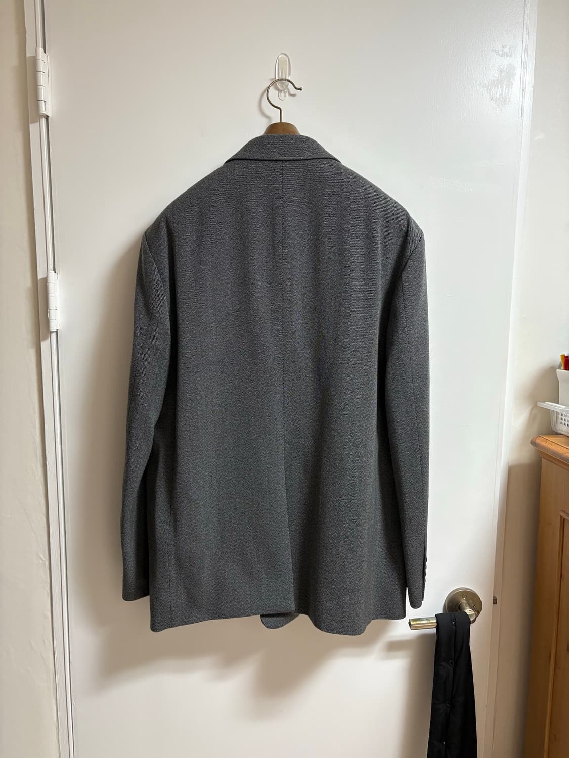 [52/52] 솔리드옴므 22FW 그레이 울 셋업 수트 상품이미지3