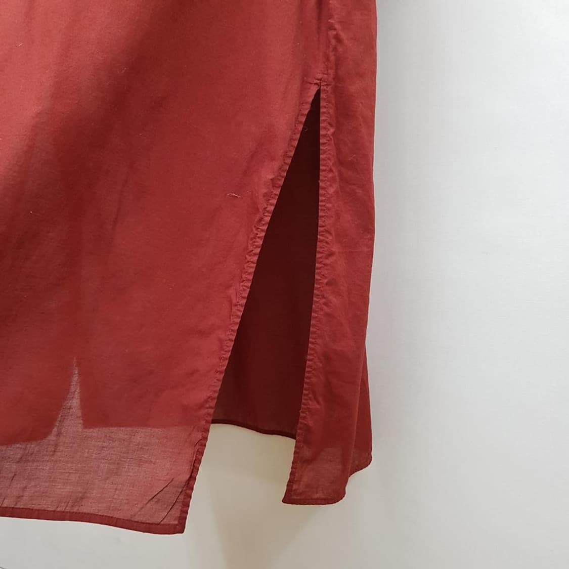 한섬 더캐시미어 루즈핏 셔츠형 롱 원피스 F사이즈 상품이미지4