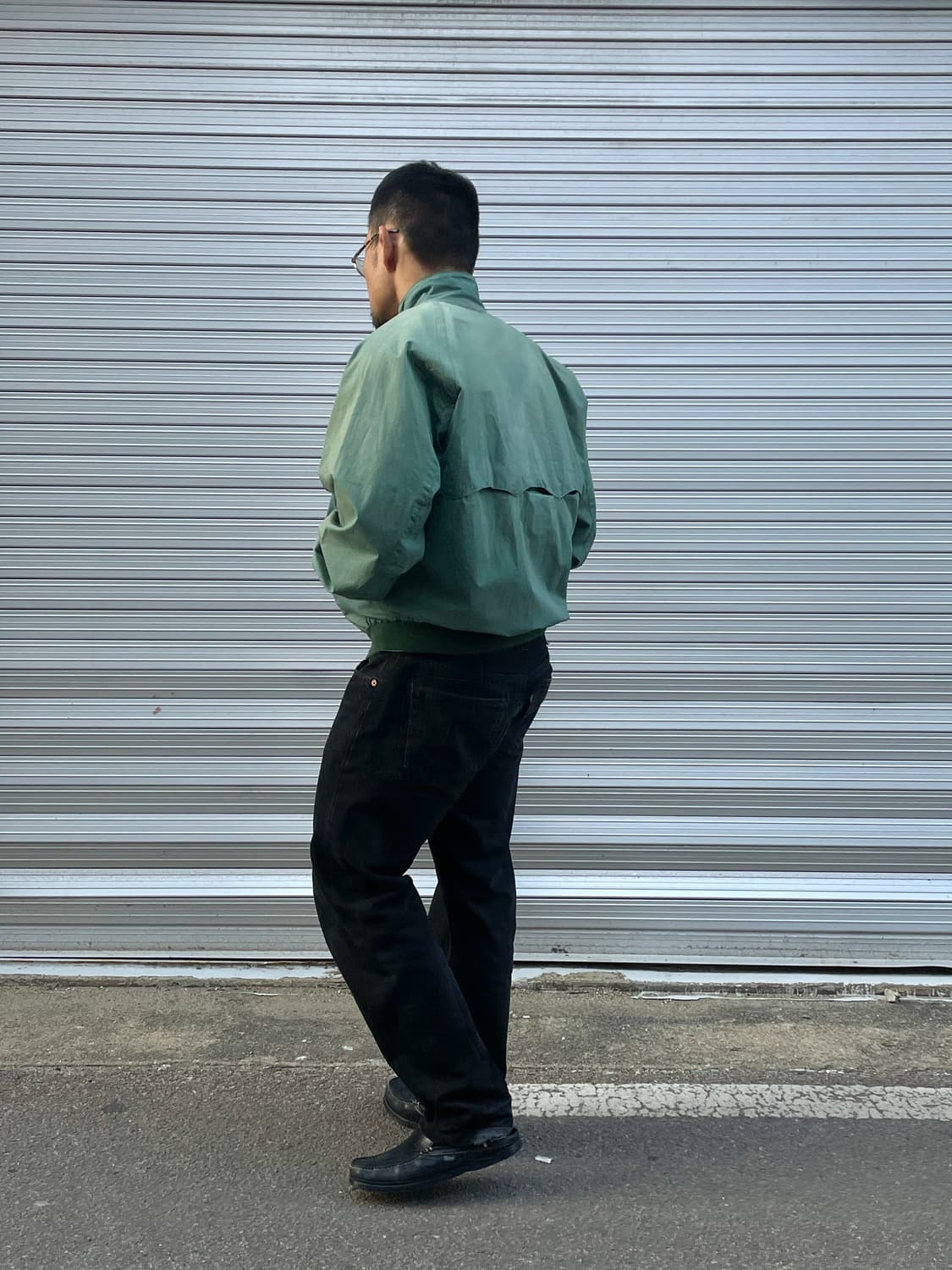 (riri)80s Argyle Club Faded Harrington   상품이미지6