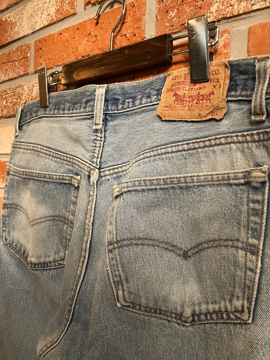 90s USA 빈티지 리바이스 501xx 0000 데님 팬츠 상품이미지6