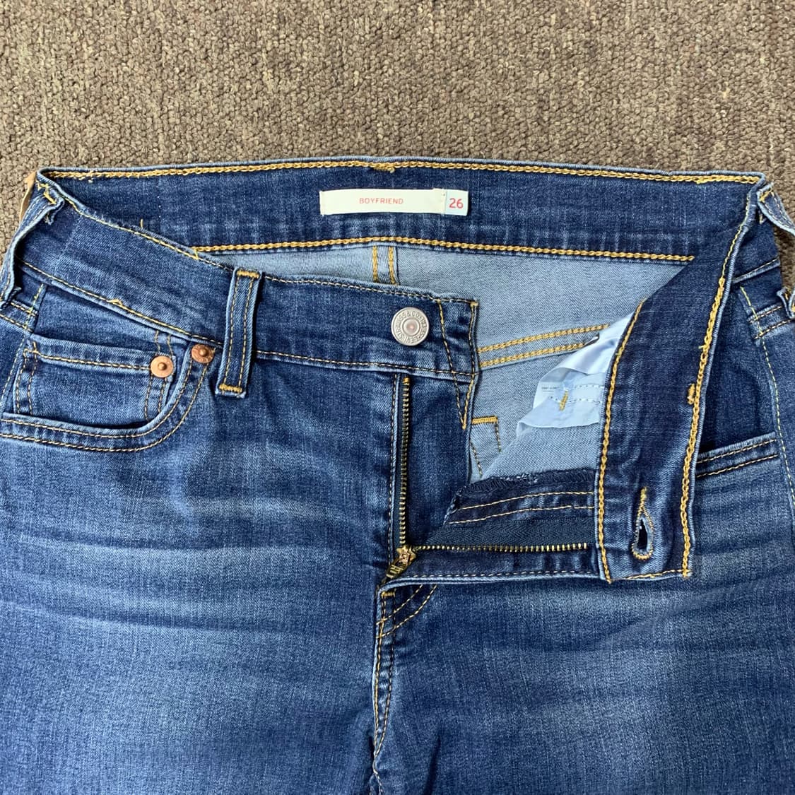 [27] 리바이스 보이프렌드 스키니핏 데님팬츠 상품이미지4