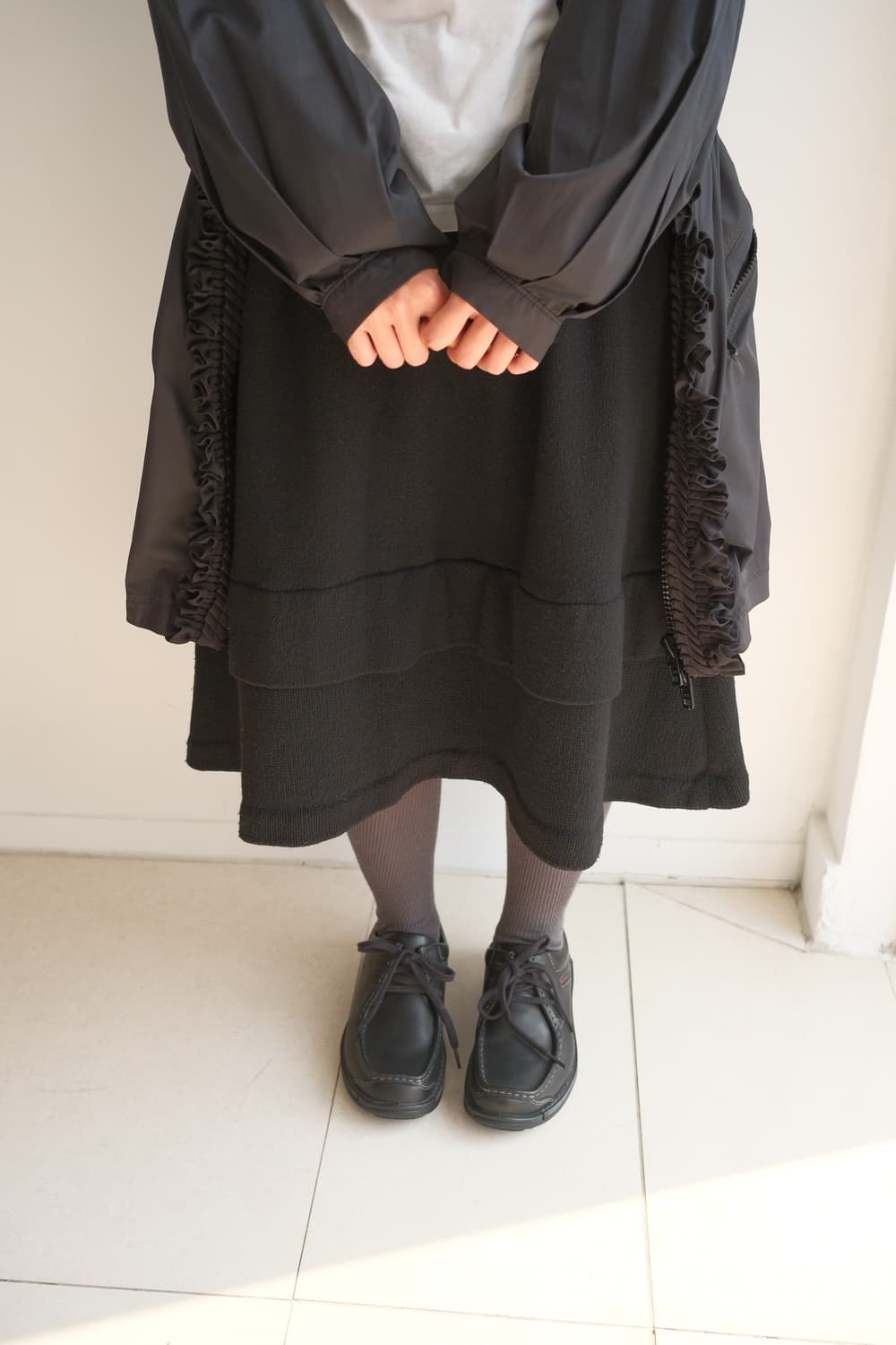 96s Knitted frill skirt 상품이미지2