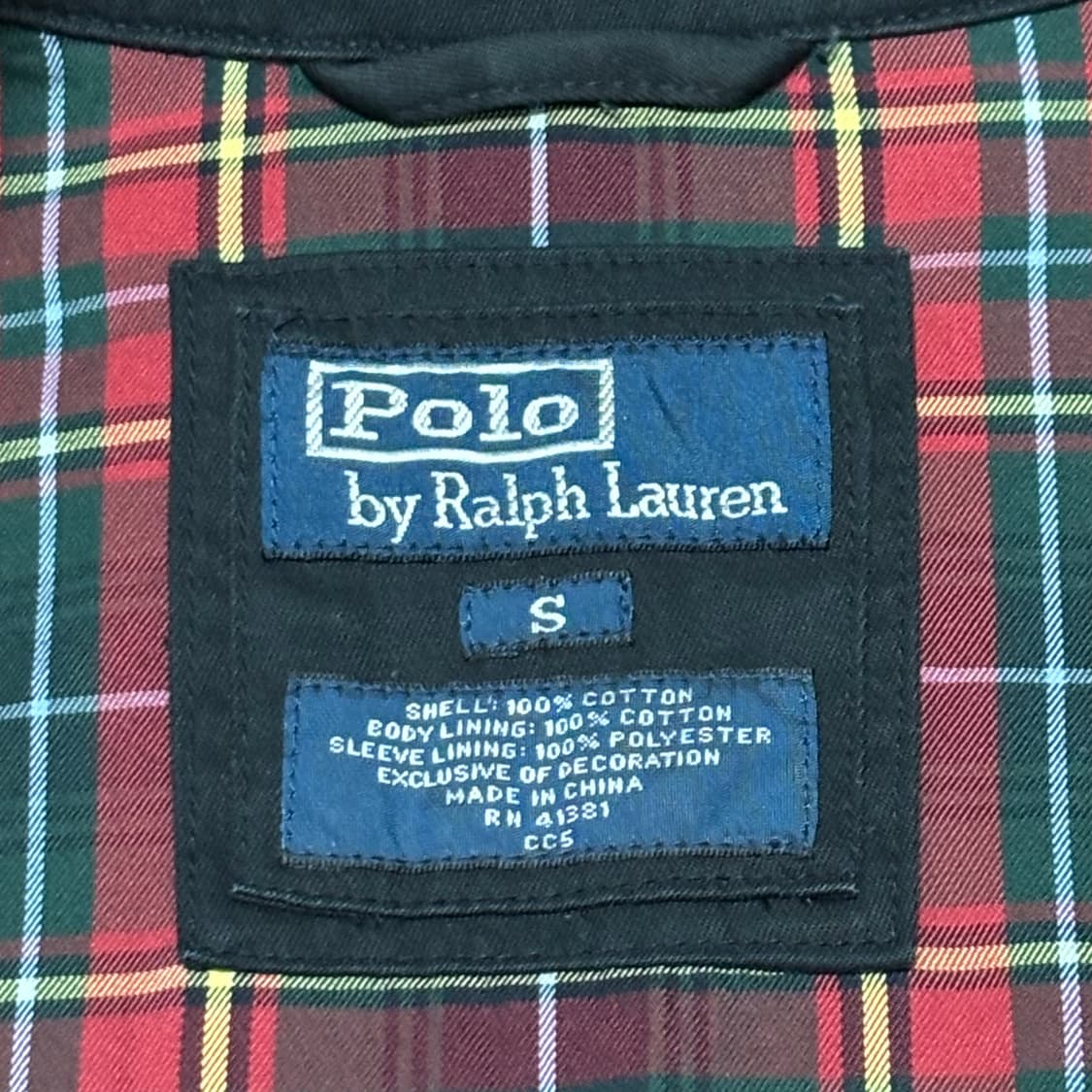 폴로 블랙 베이포트 스윙탑 헤링턴 해링턴 드리즐러 봄버 블루종 자켓 s 상품이미지3