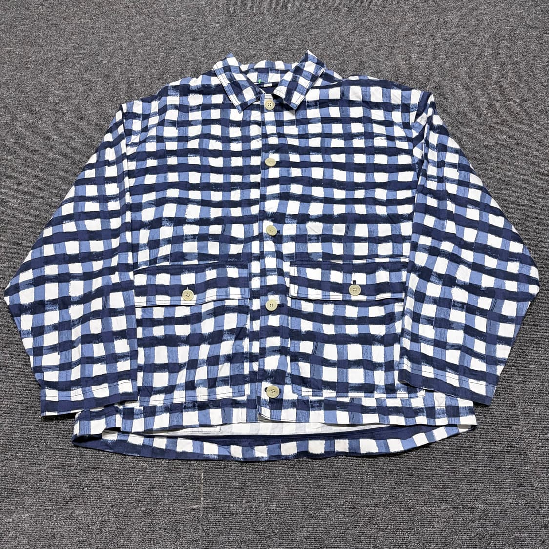 마르니x유니클로 체크 프린티드 자켓 상품이미지1