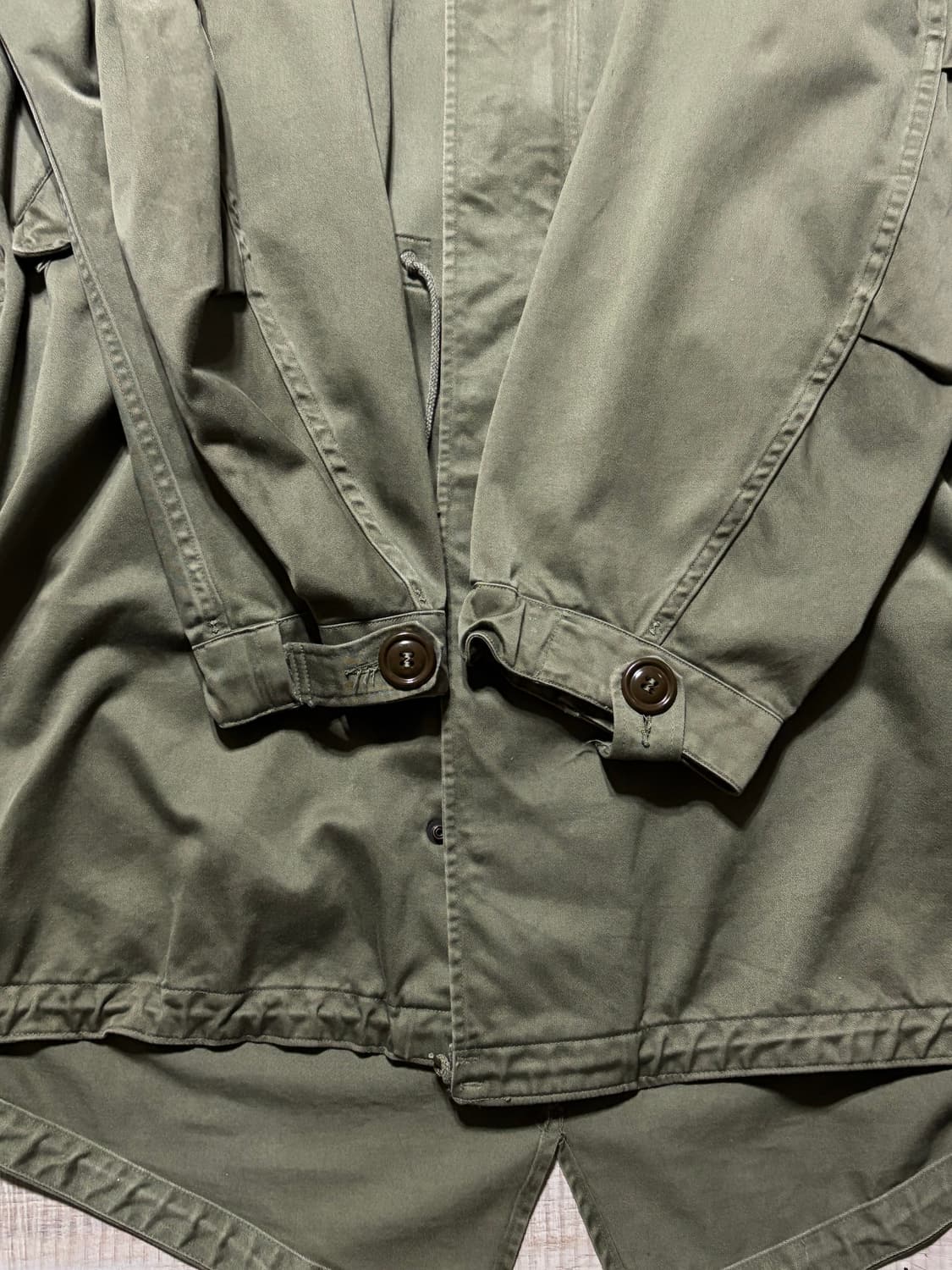 [S] 오리지널 M-51 피쉬테일 파카 1세대 진나단 야상 m51 진나단 상품이미지5