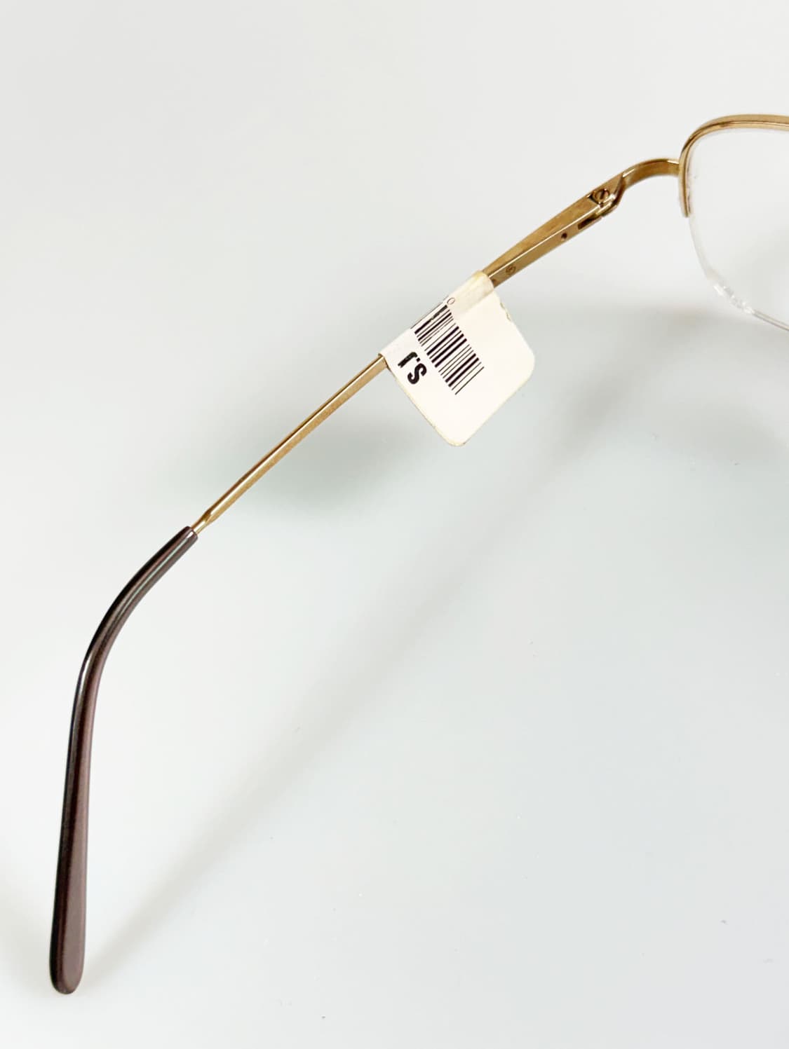 서전 SJ Flyer-B 골드 티타늄 반무테 스퀘어 빈티지 안경 상품이미지7