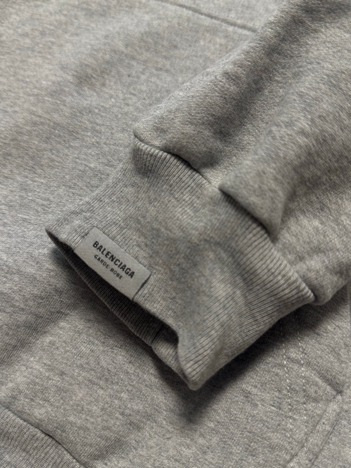 [M] BALENCIAGA 가드로브 그레이&실버 후디 상품이미지6