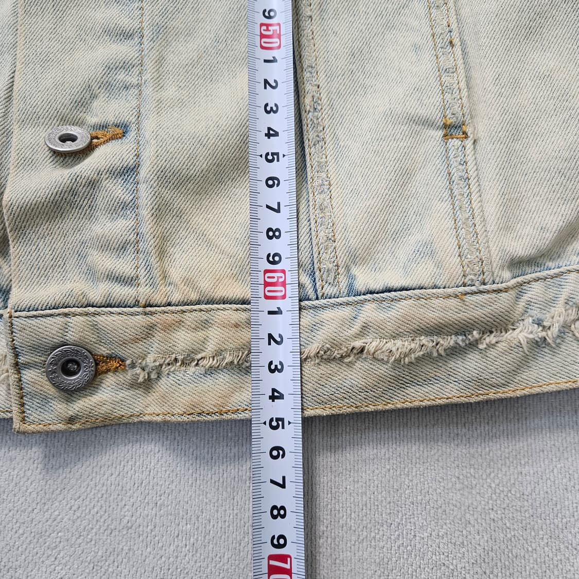 실측확인 빈티지 여성 데님자켓 0320Y 상품이미지8