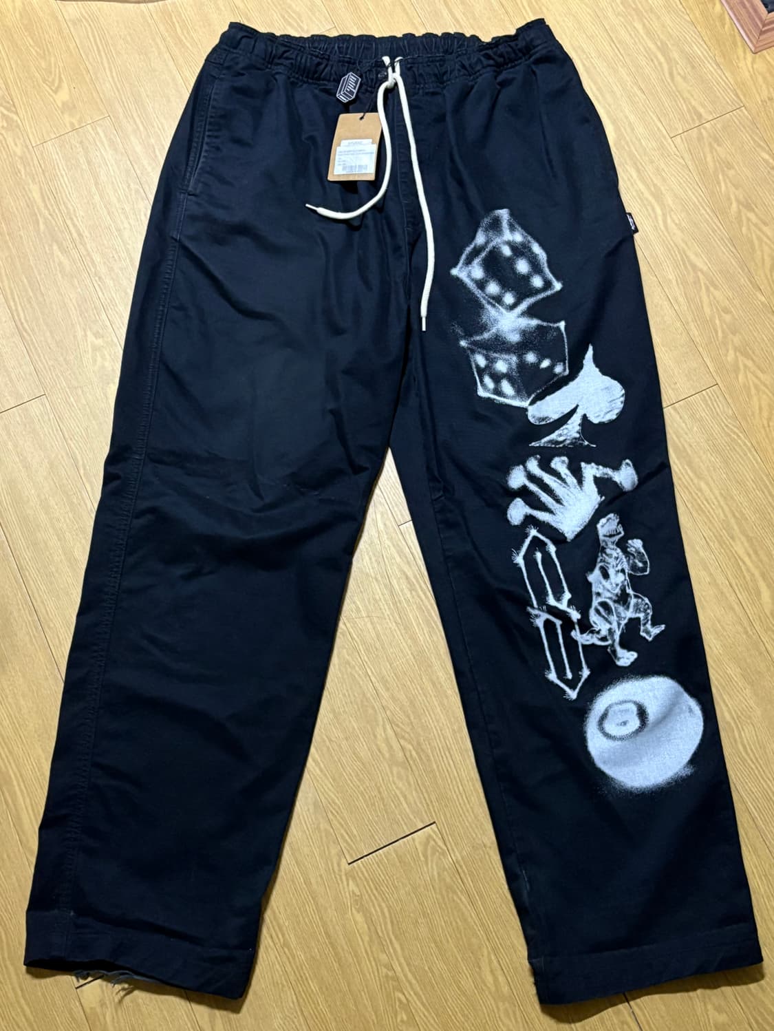 스투시 에어브러쉬 아이콘 비치 팬츠 XL 상품이미지1