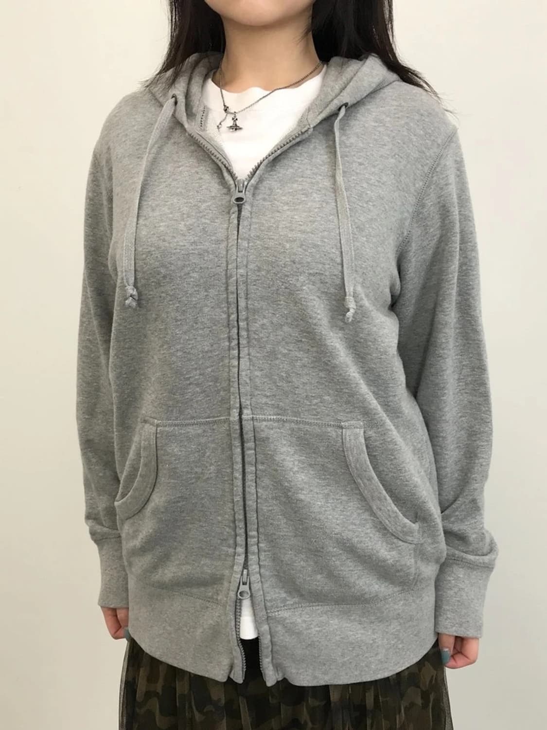 Uniqlo Grey Full Zip Hoodie 상품이미지2