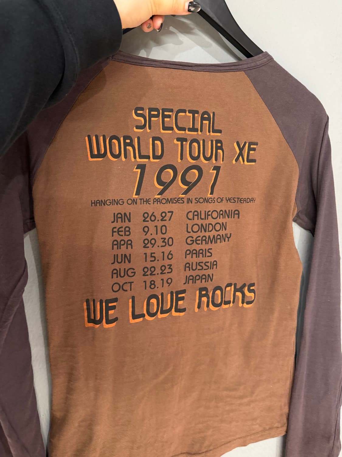 guitar cubic point raglan long sleeve 상품이미지7