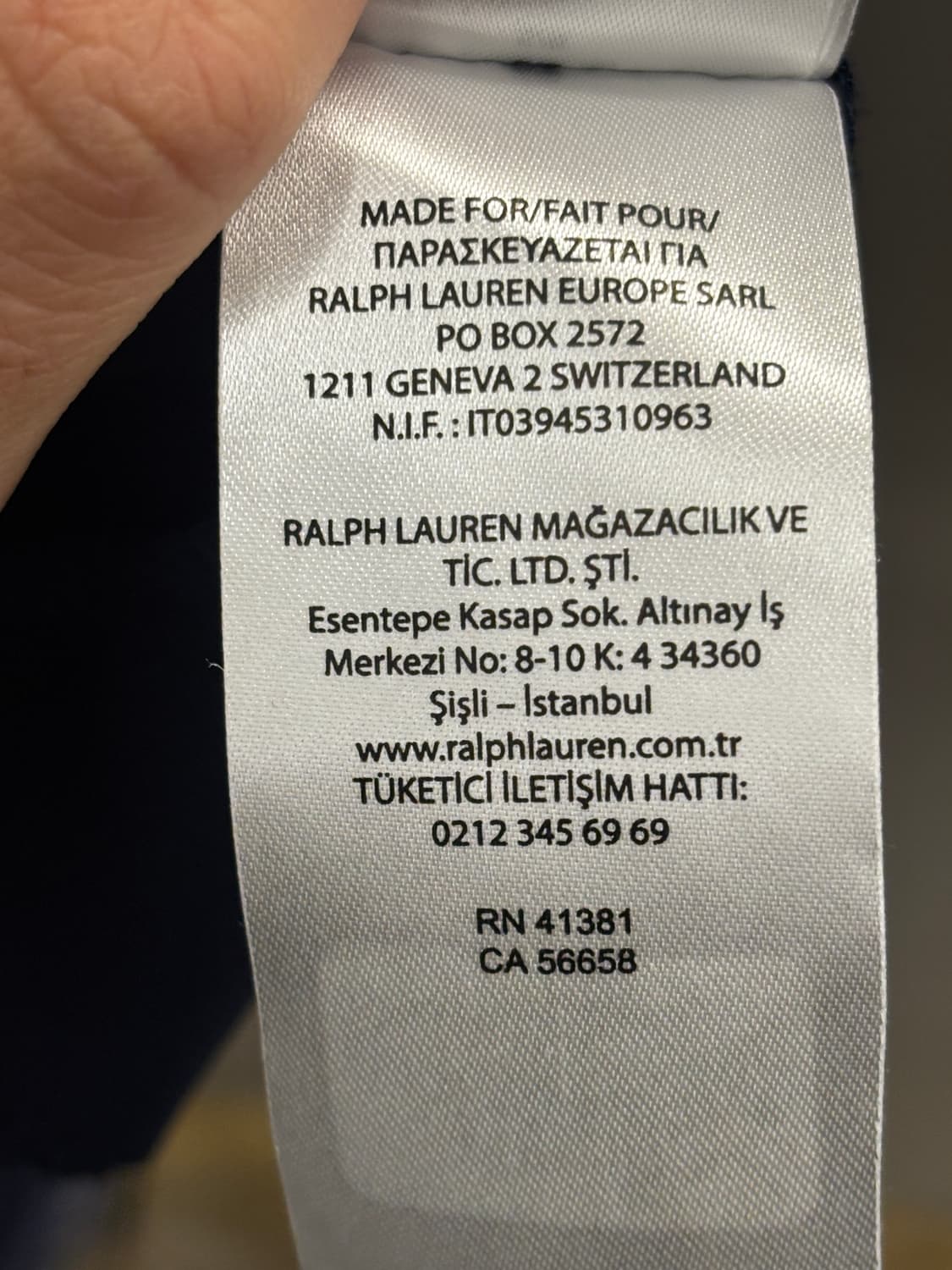 랄프로렌 네이비 스트라이프 반팔 롱 원피스 상품이미지7