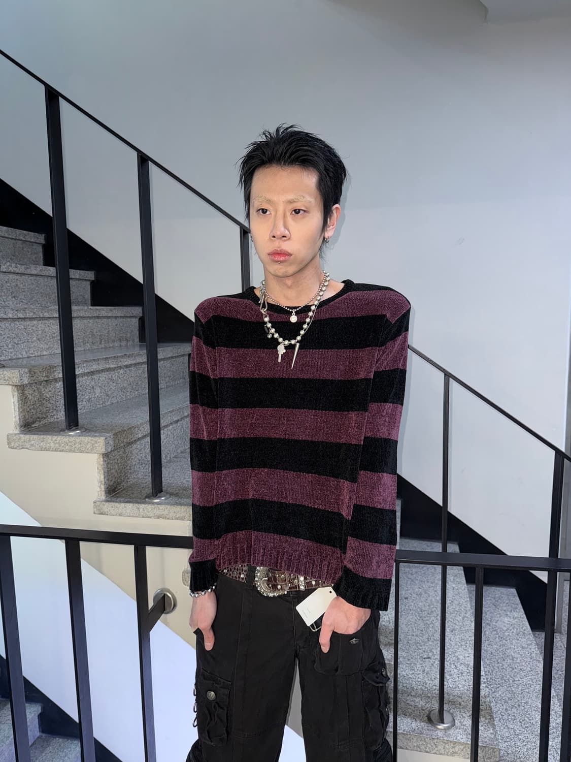 stripe terry knit 상품이미지2