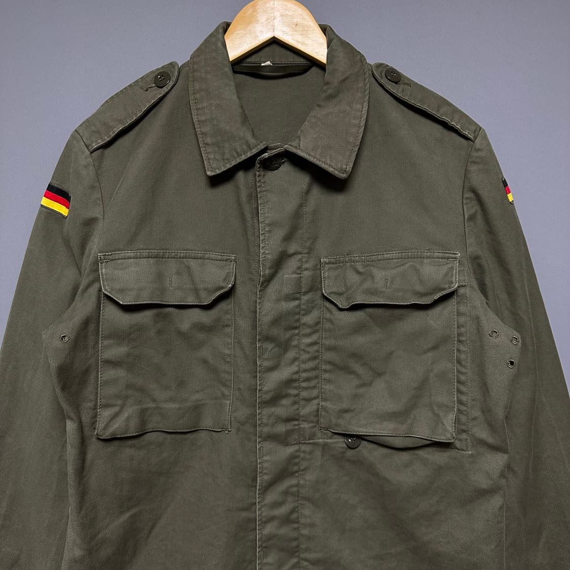 [L]독일군 밀리터리 몰스킨 컴뱃 셔츠 상품이미지2