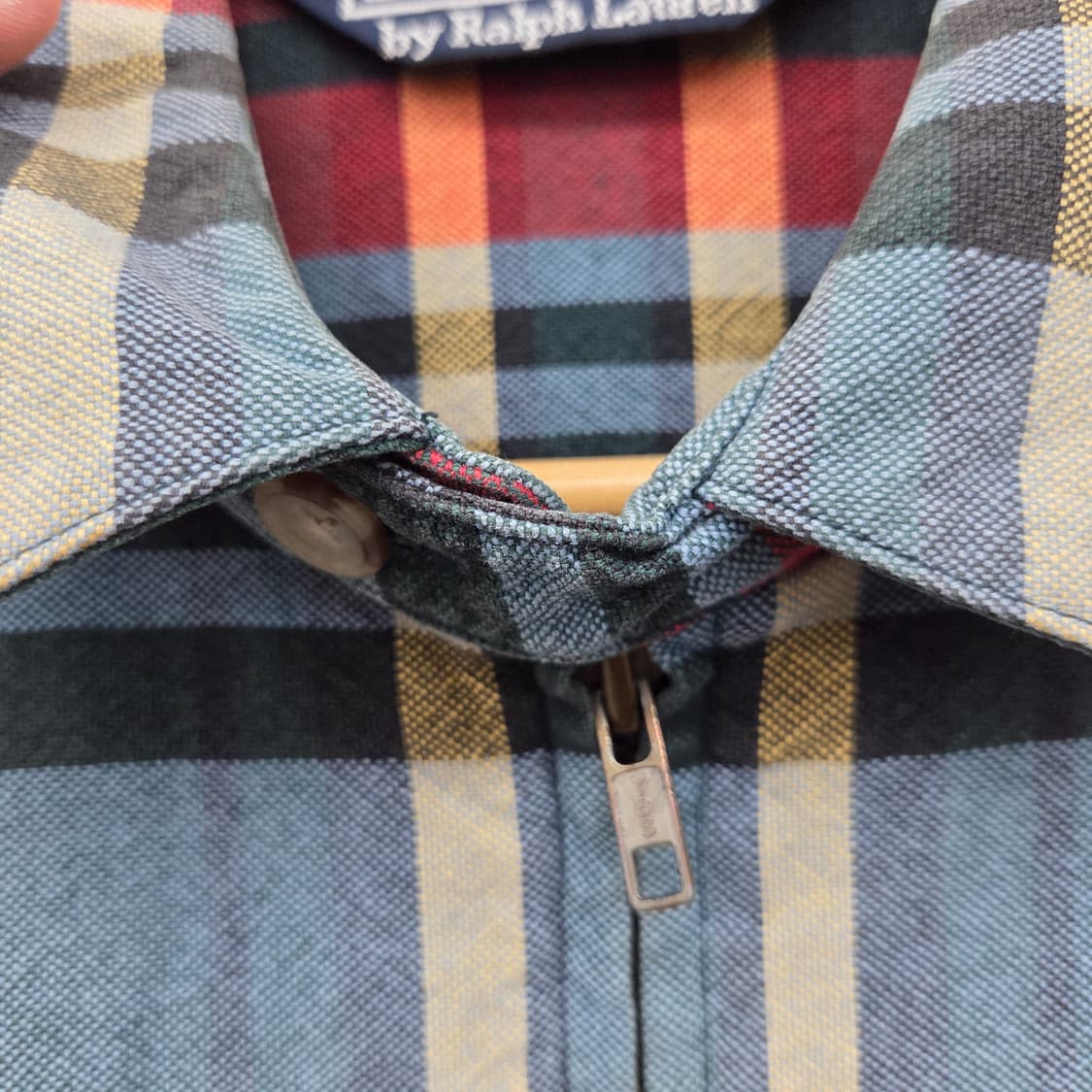 폴로 랄프로렌 체크 집업 자켓 남XL 상품이미지7