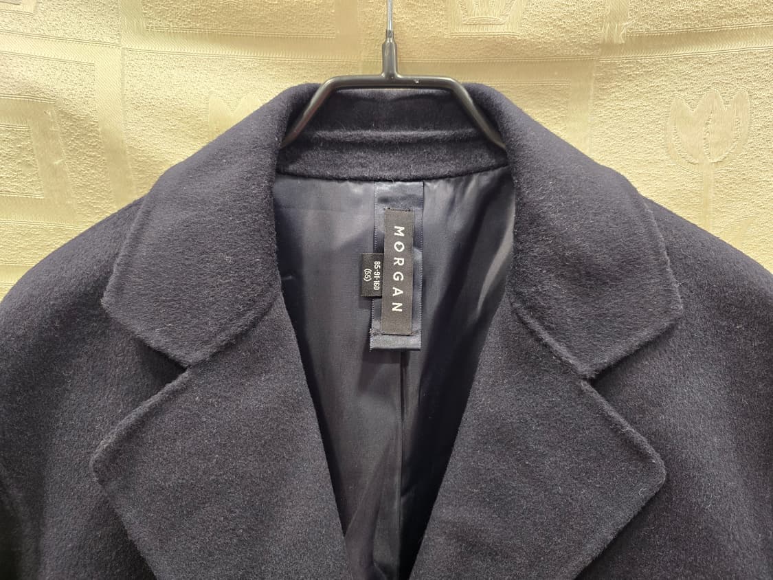 모르간 핸드메이드 네이비 숏 코트 55~66 상품이미지2