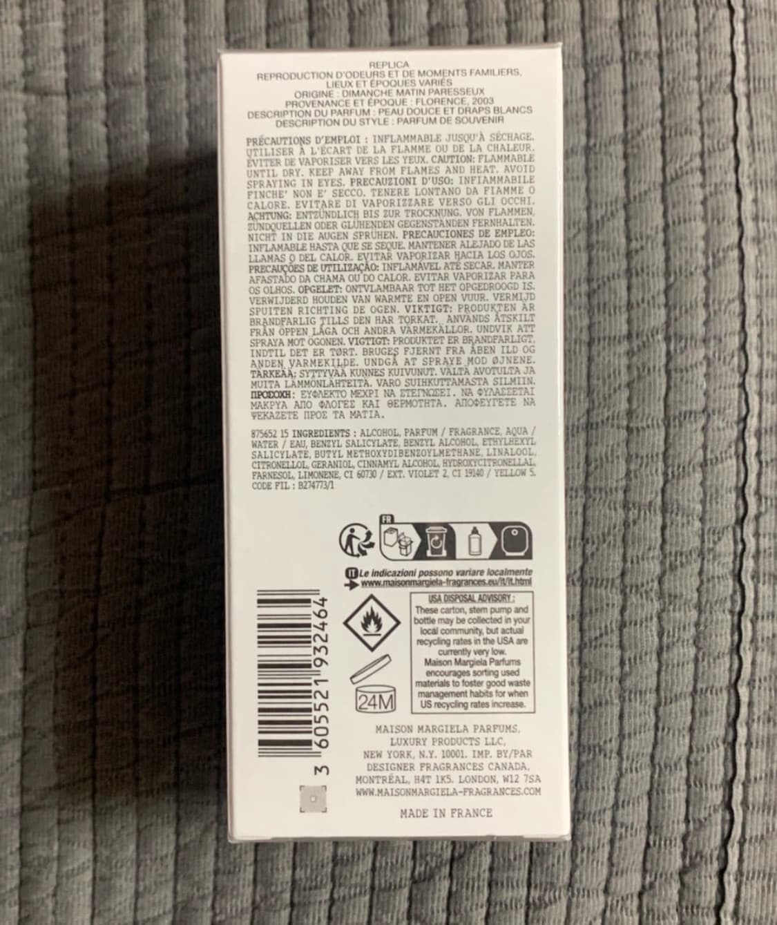 메종 마르지엘라 Lazy Sunday Morning 미개봉 향수 상품이미지2