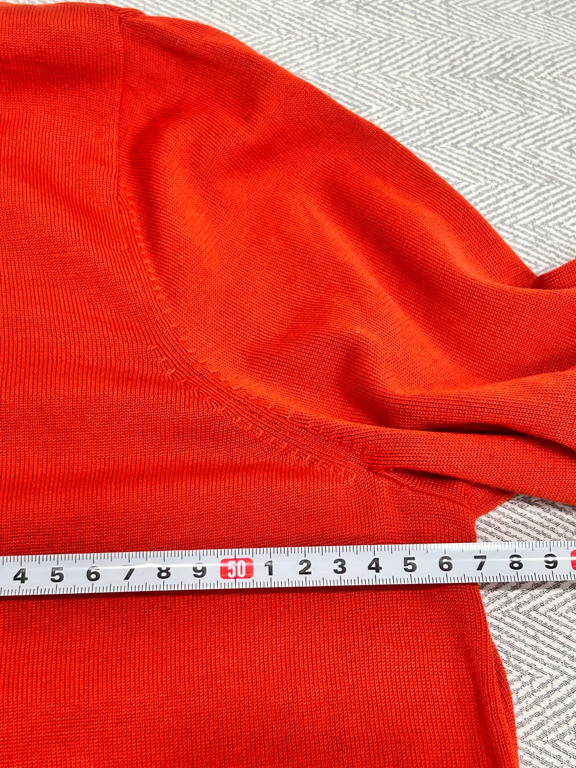코스 COS 오렌지 릴렉스핏 코튼 니트 L 상품이미지9