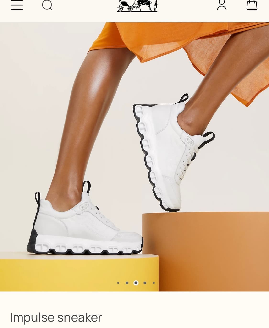 에르메스 임펄스 화이트 스니커즈 38 상품이미지2