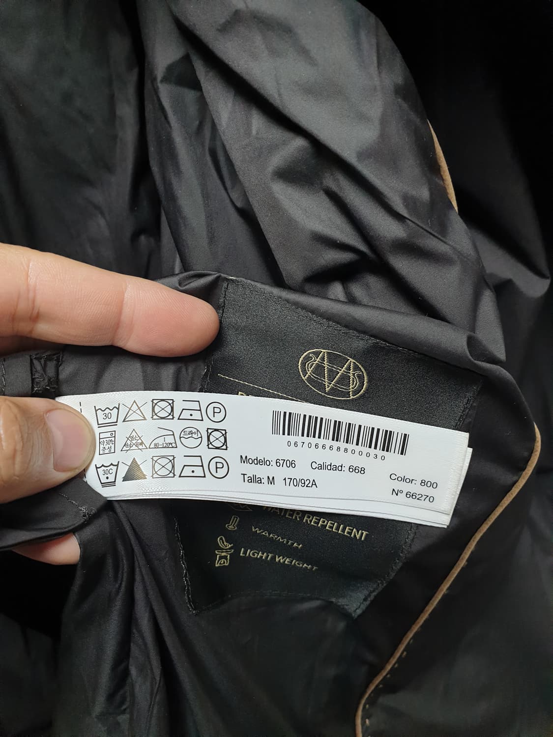 [m/66] 마시모뚜띠 패딩코트 다크브라운 상품이미지8