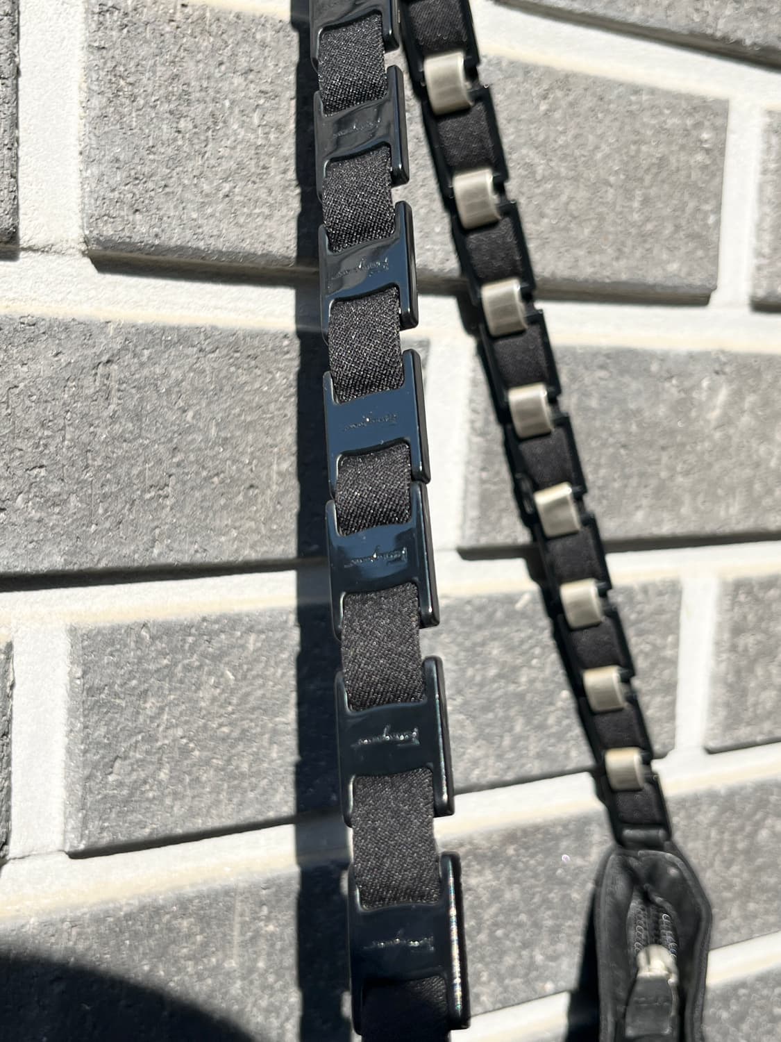 90s Ferragamo 페라가모 아크릴 핸들 백 상품이미지3