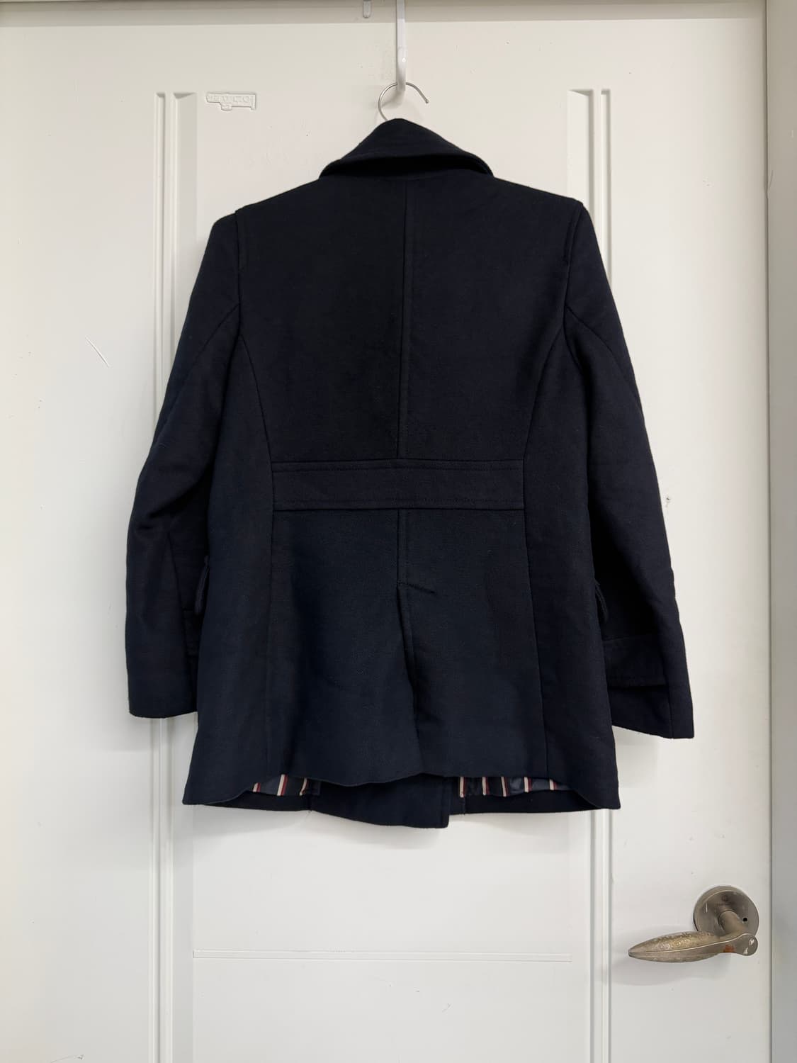일본빈티지 네이비 더블코트 자켓 상품이미지8