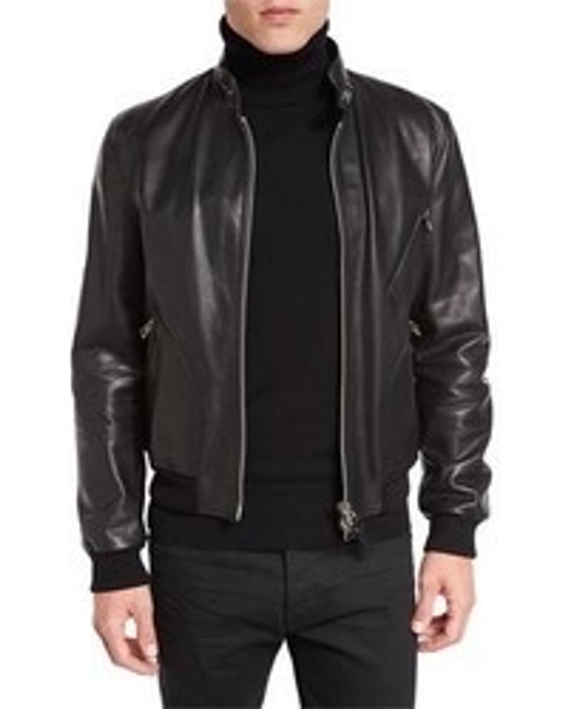 46 / 톰포드 레더 싱글 바이커 자켓 상품이미지7