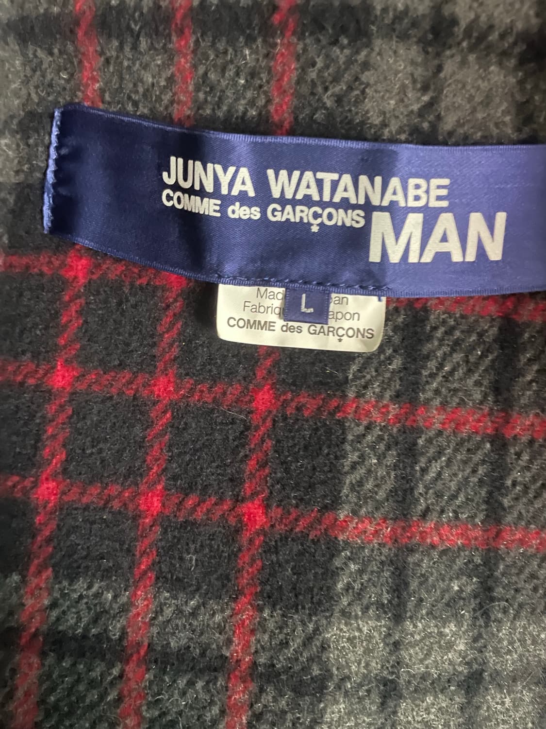 꼼데가르송 준야와타나베&글로버올 2008 더플 코트 상품이미지4