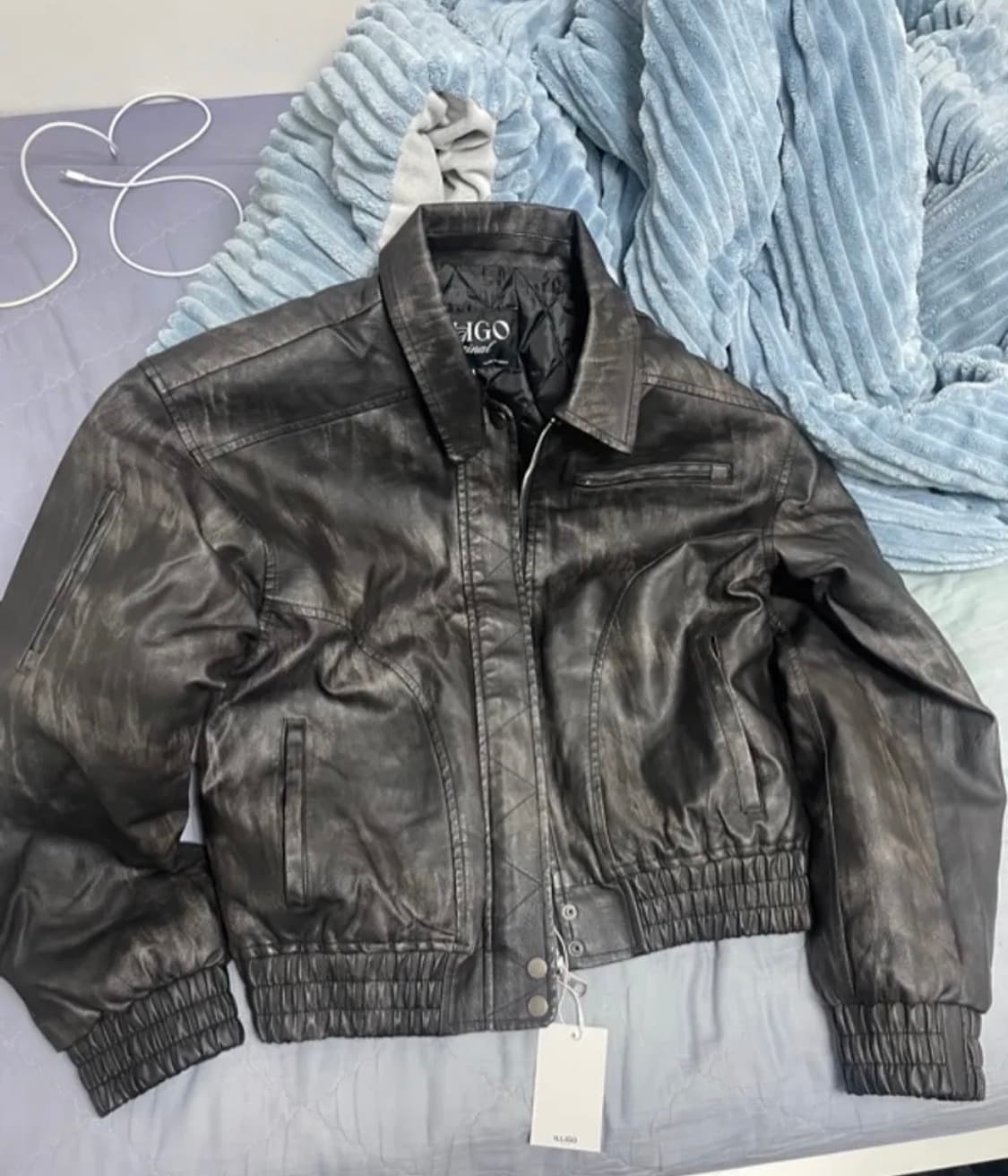 자켓 빈티지 크롭 상품이미지2