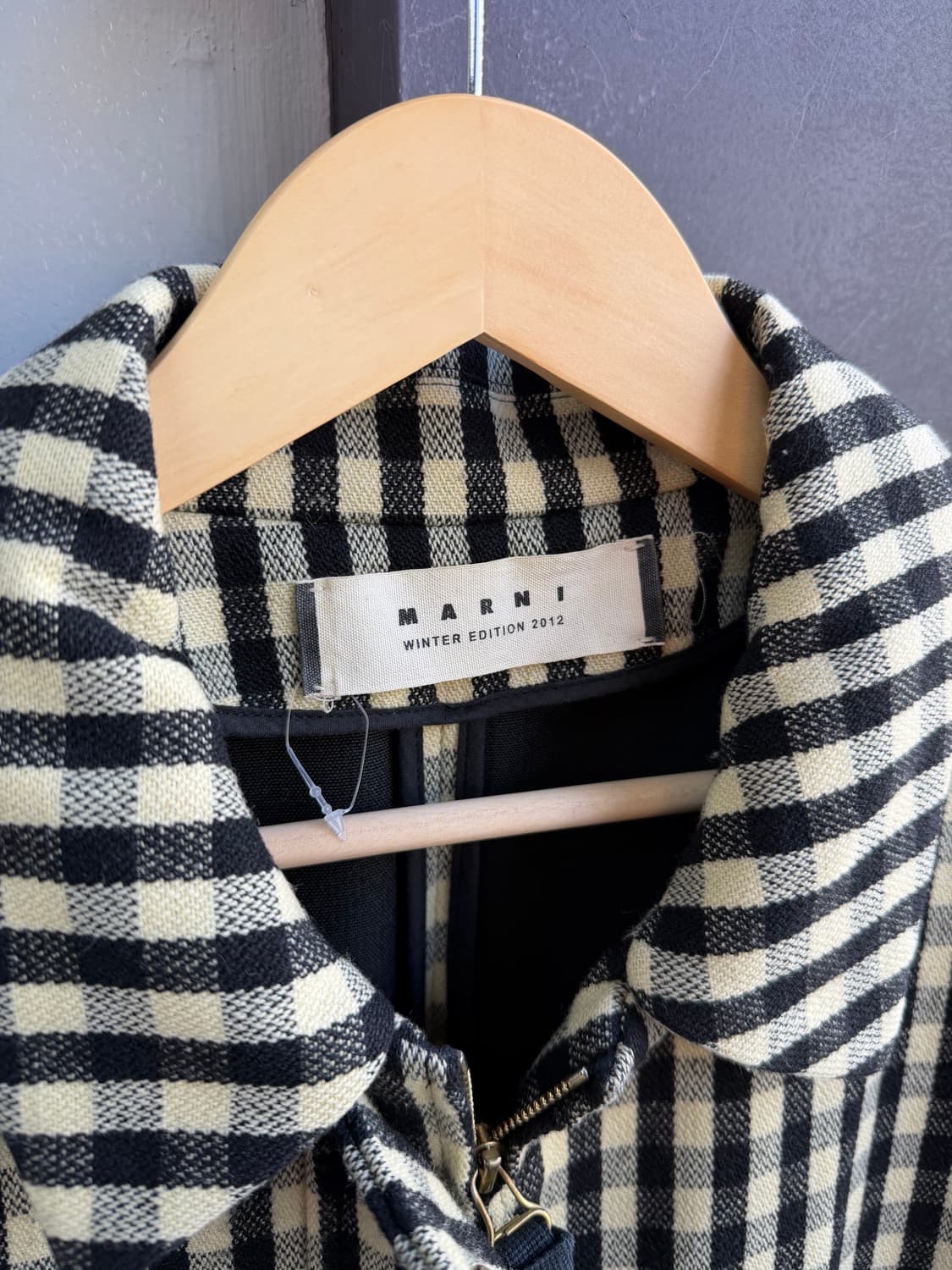 IT44/ 마르니 2012 런웨이 에디션 체크코트 자켓 상품이미지5