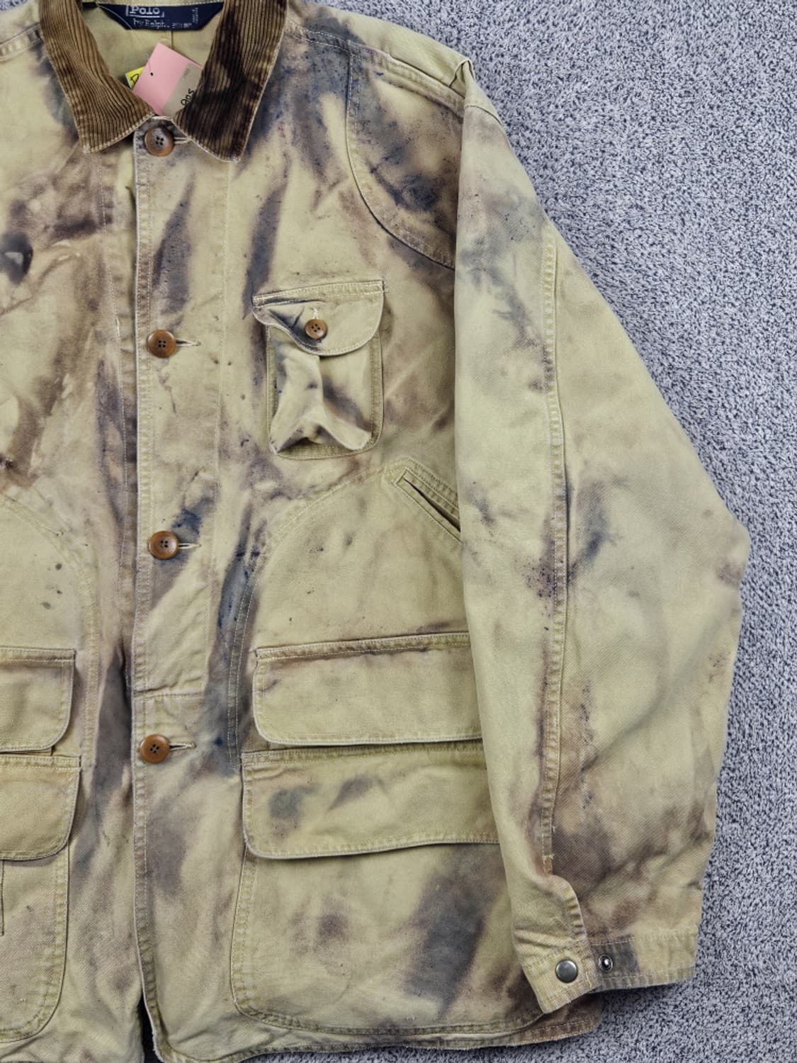 90's 폴로랄프로렌 다잉 워시드 커스텀 헌팅 자켓 (L) / 10103 상품이미지8