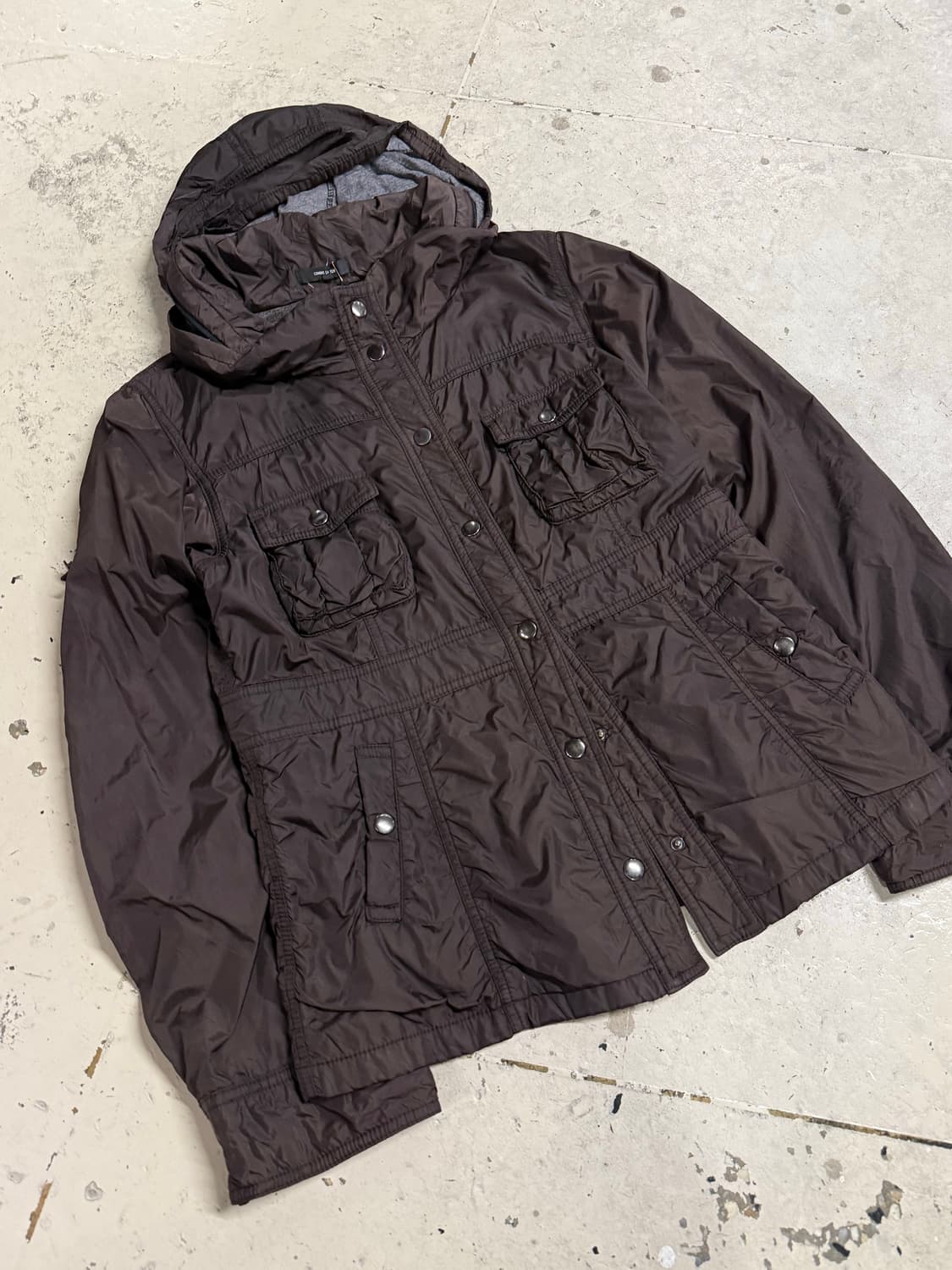 high-neck pocket detail nylon hood jk 상품이미지7