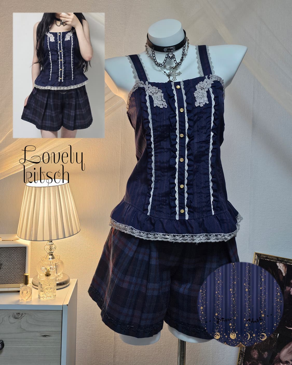 Lovely kitsch look style set 상품이미지1