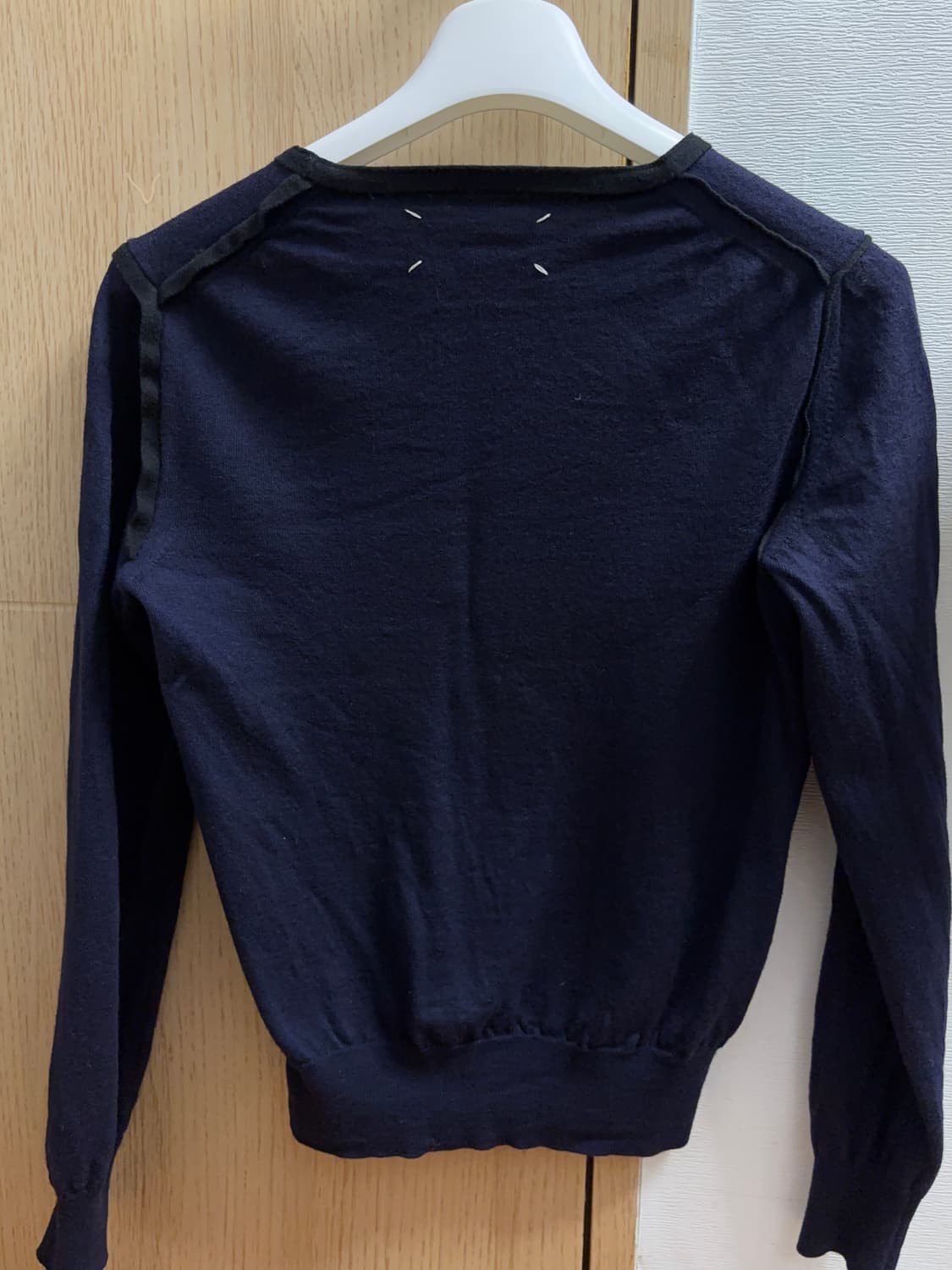 메종 마르지엘라 네이비 니트 S 상품이미지4