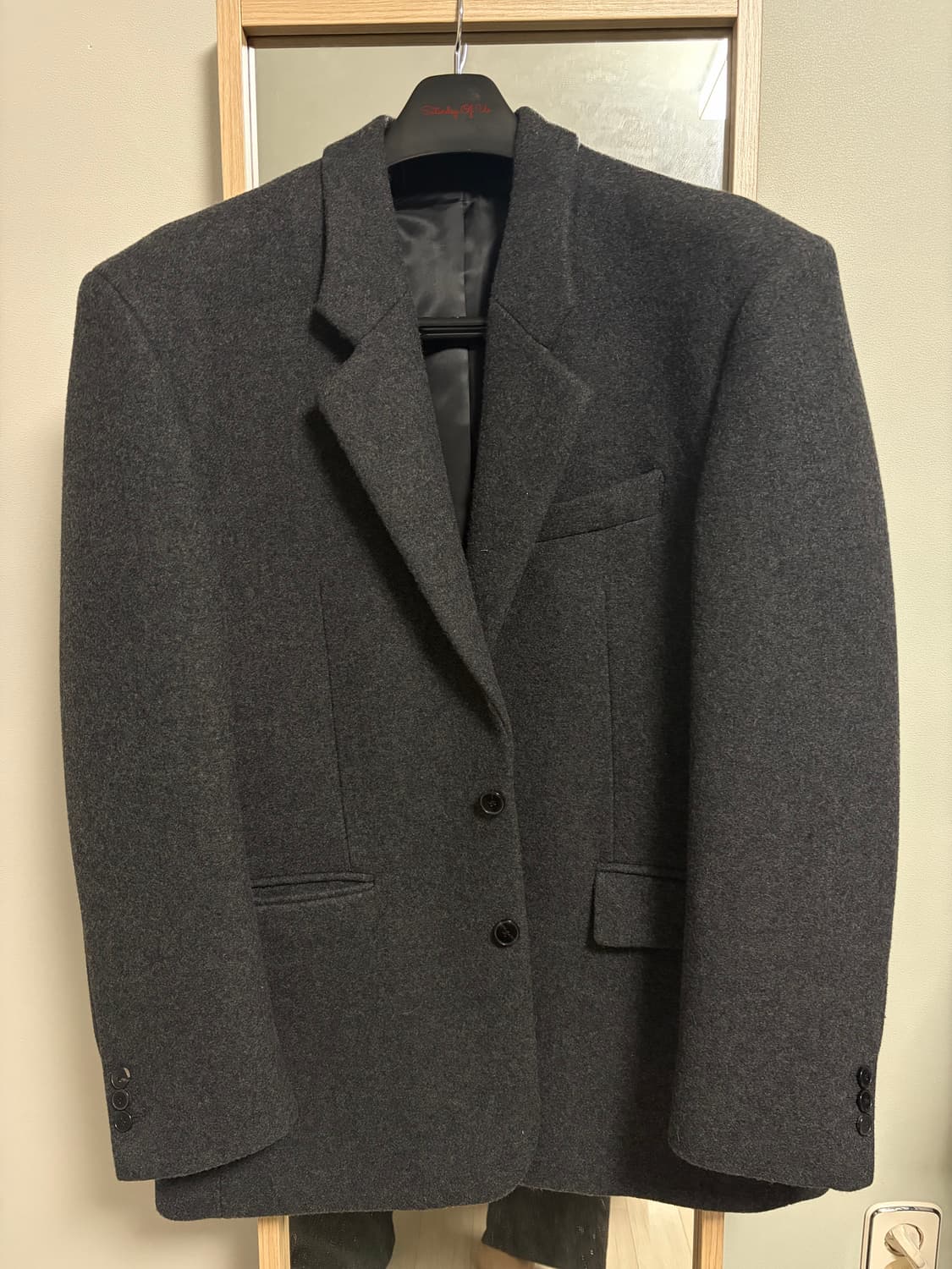 TNGT 해비 울 블레이저 그레이 105 상품이미지1