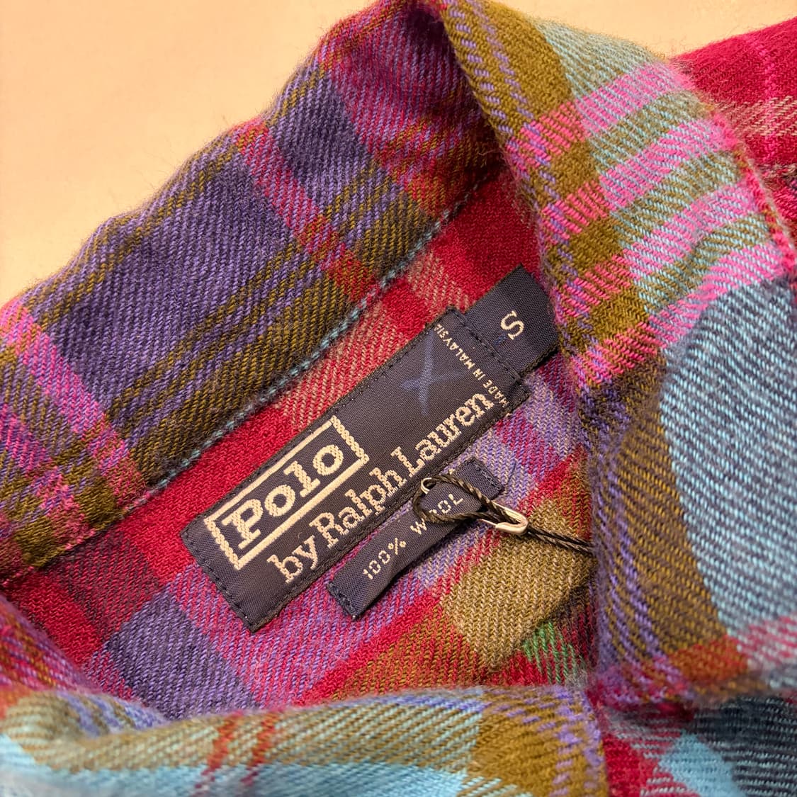 [S] 폴로 랄프로렌 울 투포켓 멀티컬러 체크 셔츠 B831 상품이미지4