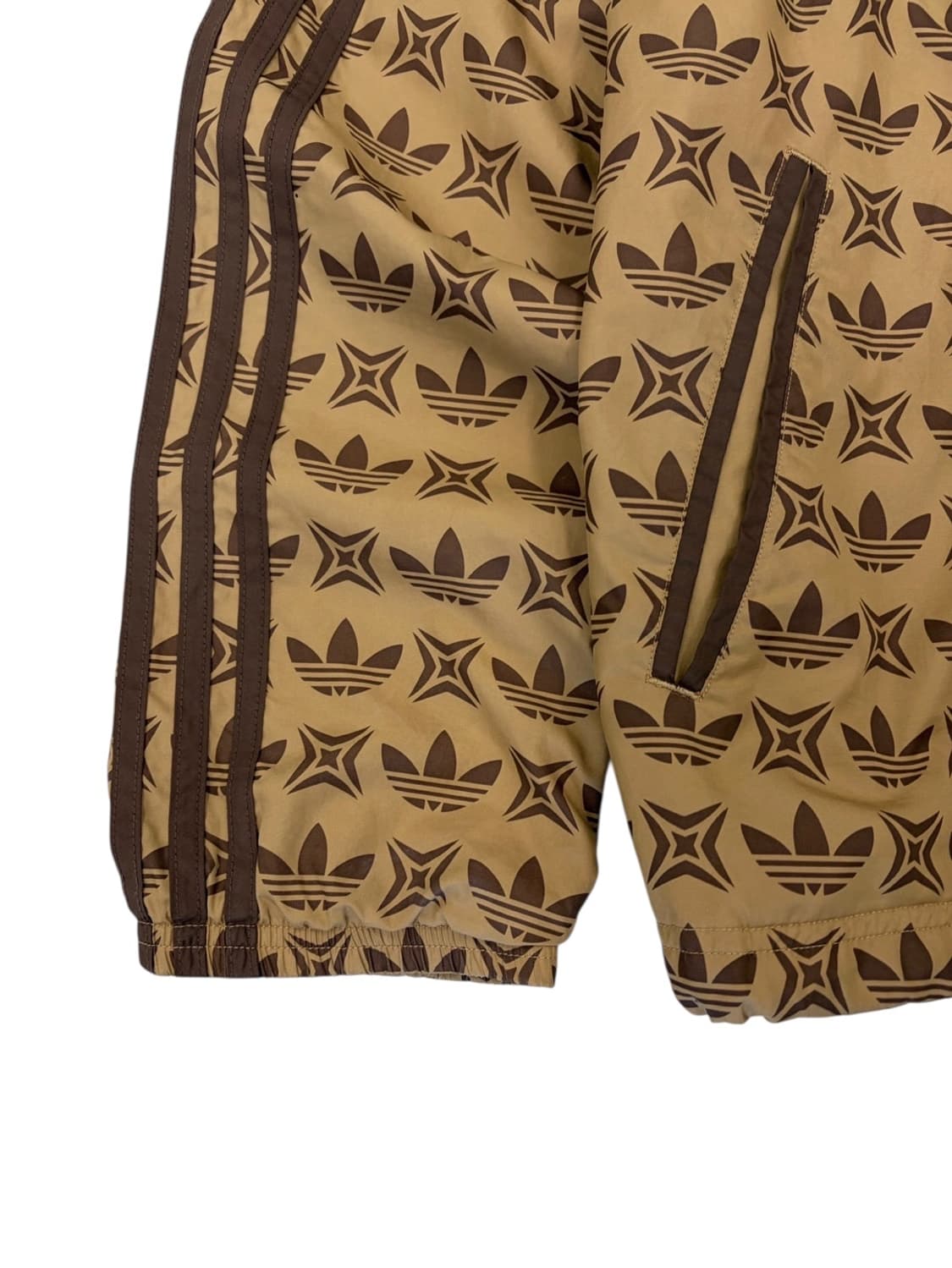 아디다스 오리지날 패턴 나일론 집업 브라운베이지 (95~100) 상품이미지5