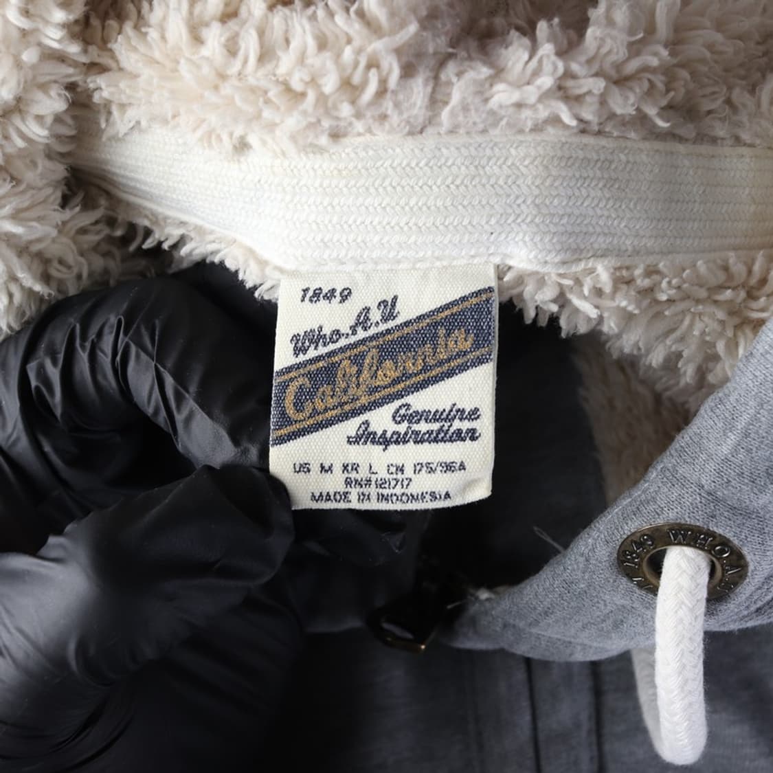 후아유 캘리포니아 보아퍼 아치로고 후드집업 L 상품이미지6