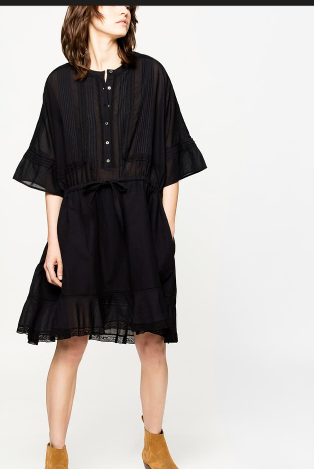 (정품) 쟈딕앤볼테르 REASON LACE 레이스원피스 xs  상품이미지1