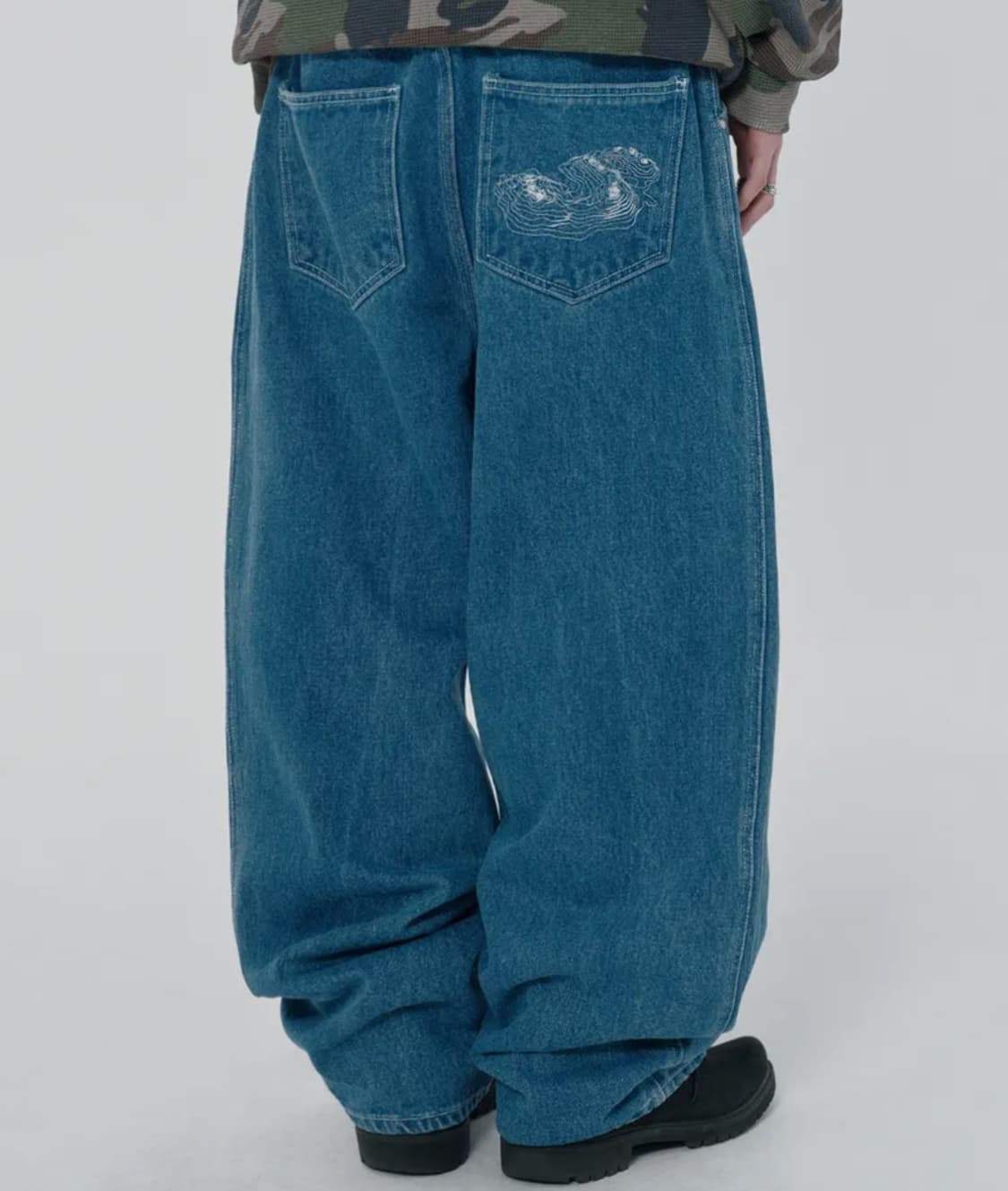 스웨이드 컨투어 포켓 데님 상품이미지1