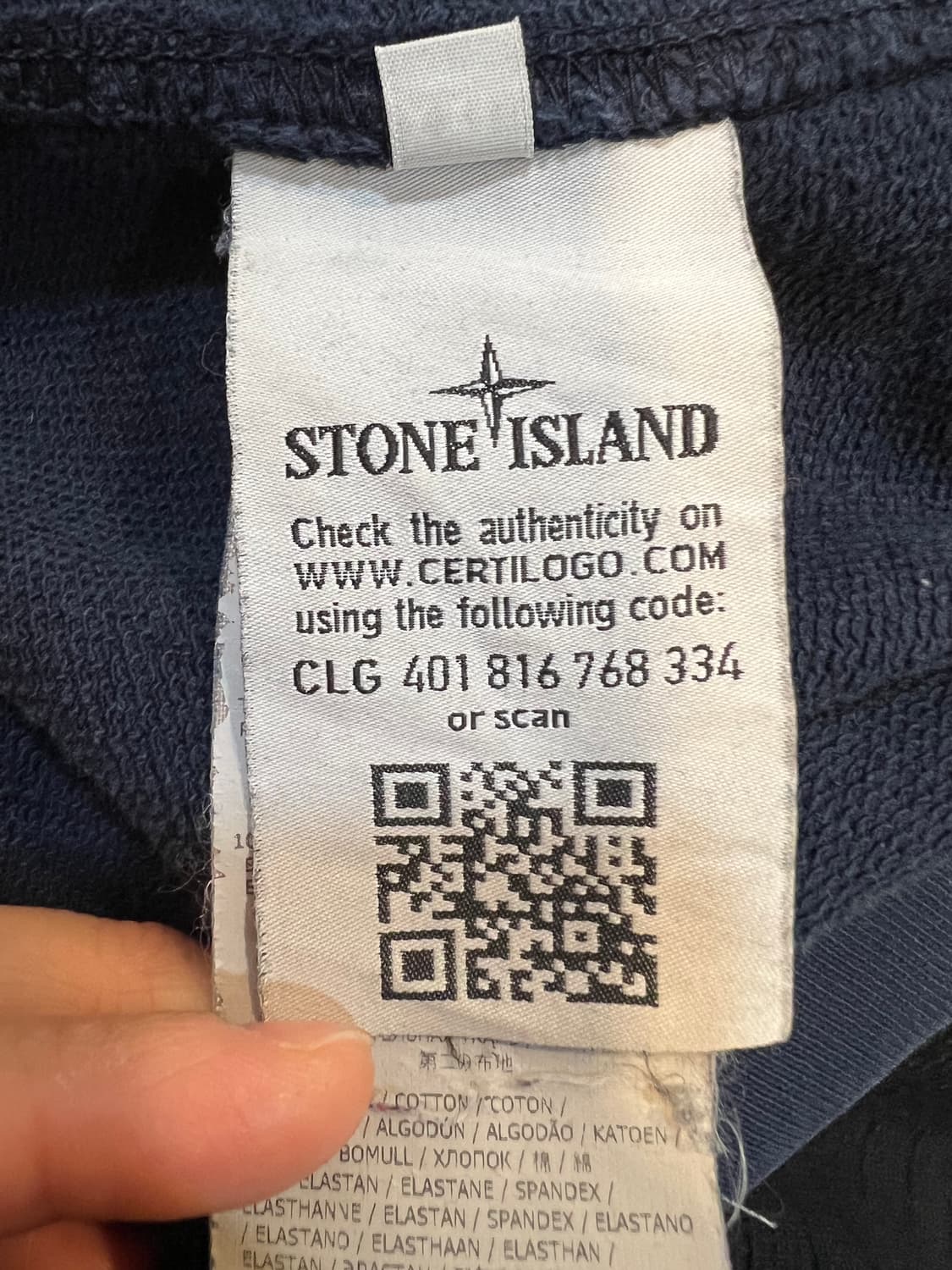 스톤아일랜드 남성 네이비 맨투맨티셔츠 라운드티셔츠 상품이미지7