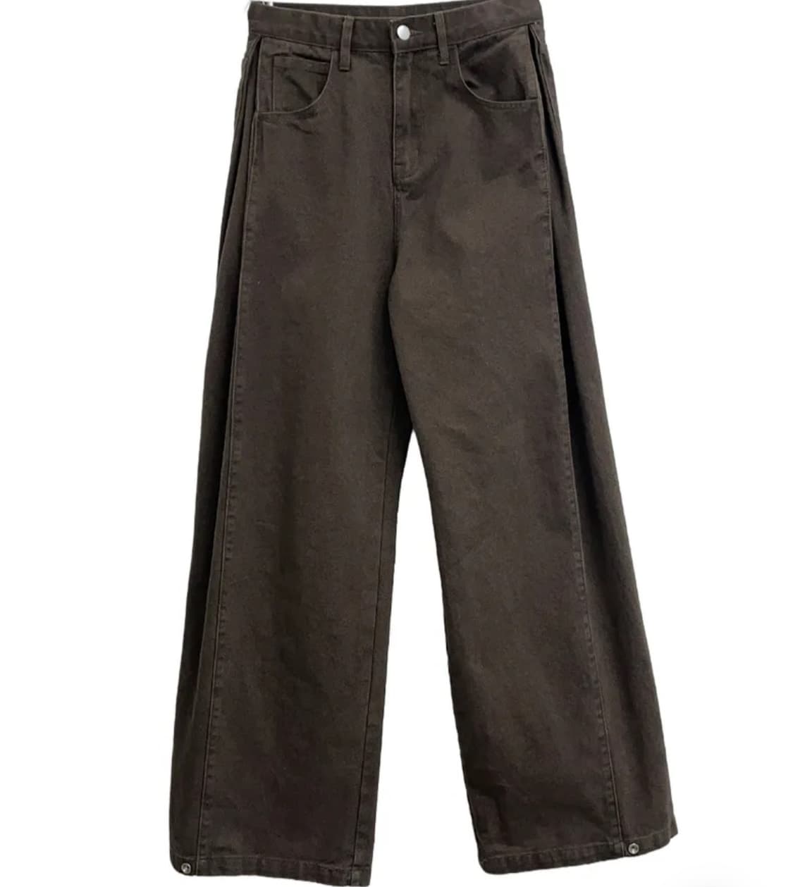 빈티지 브라운 와이드 팬츠 상품이미지1