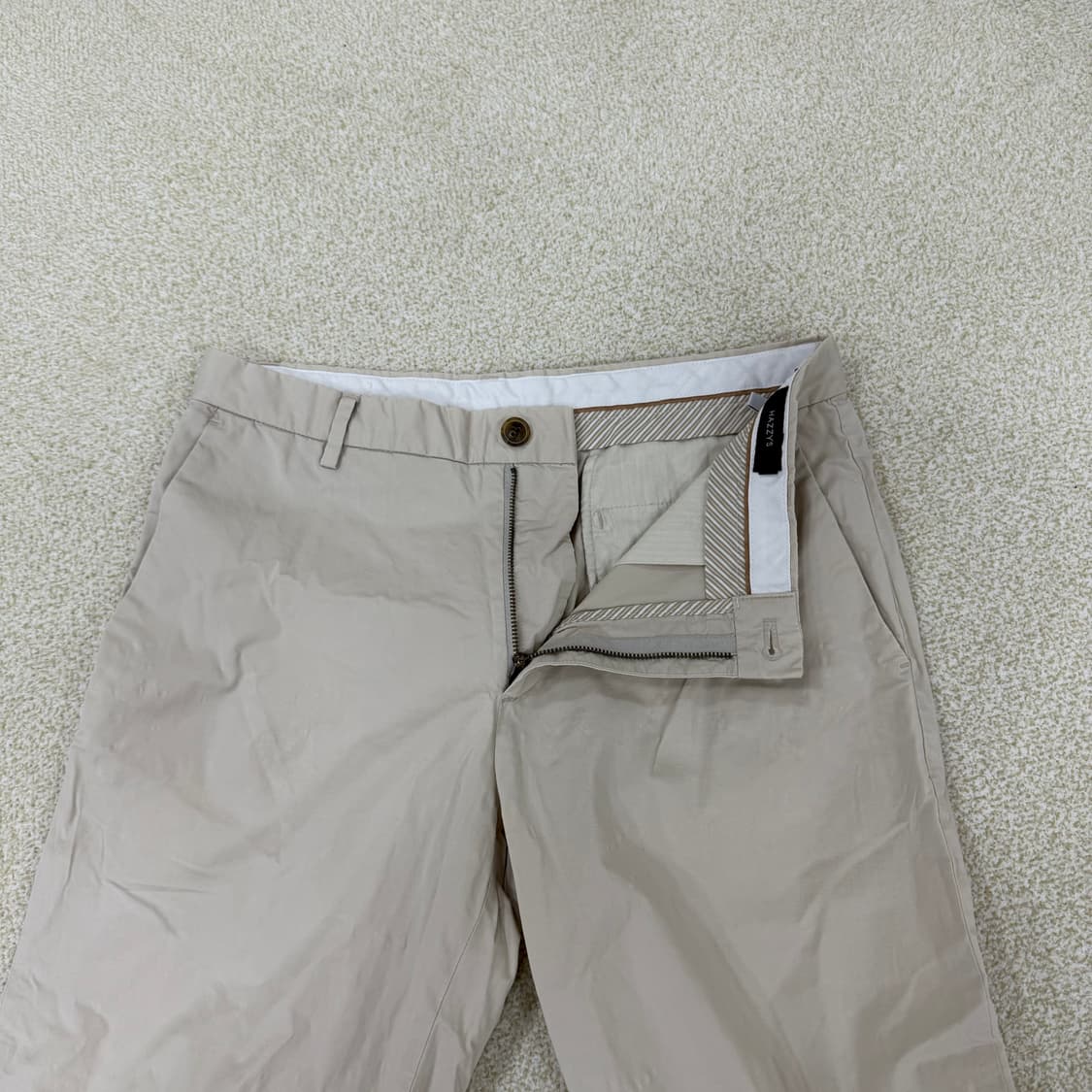[78] 헤지스 베이지 코튼 치노팬츠 0108T1 상품이미지3