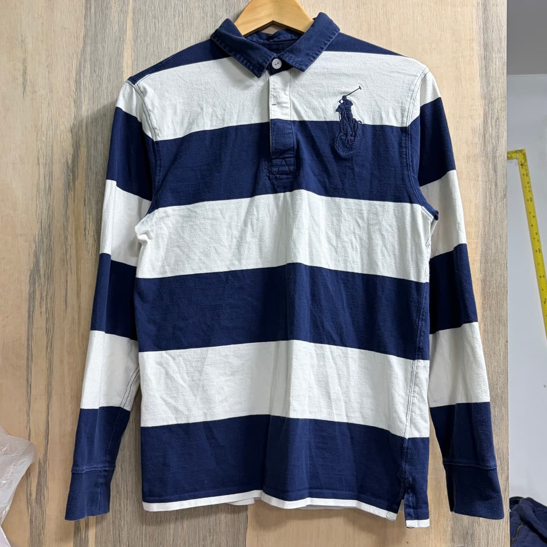 폴로 빅포니 치프키프 네이비 럭비티 스트라이프 긴팔 롱슬리브 키즈XL 상품이미지6