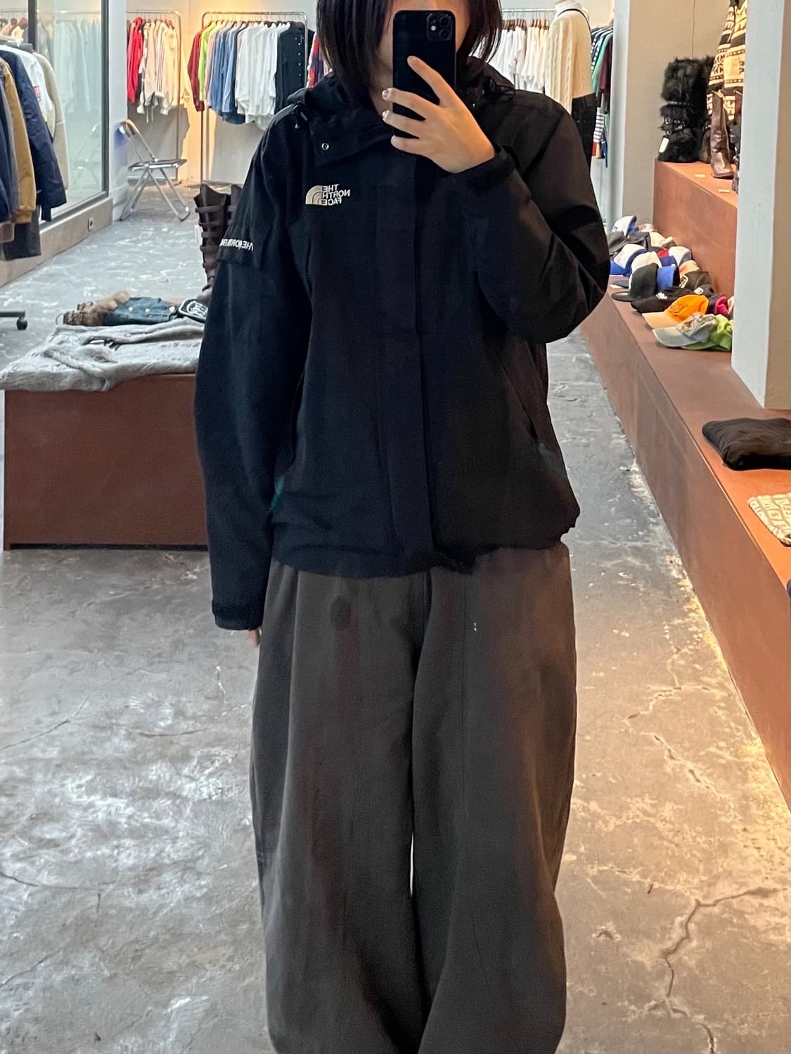 노스페이스 하이벤트 사이드로고 후드 바람막이 H809 상품이미지1