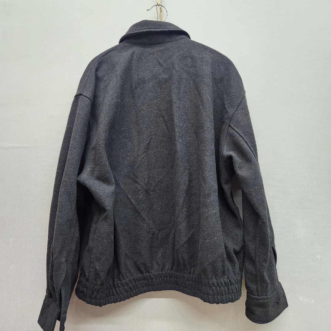 유니클로 울혼방 집업 블루종 M(L) 상품이미지4