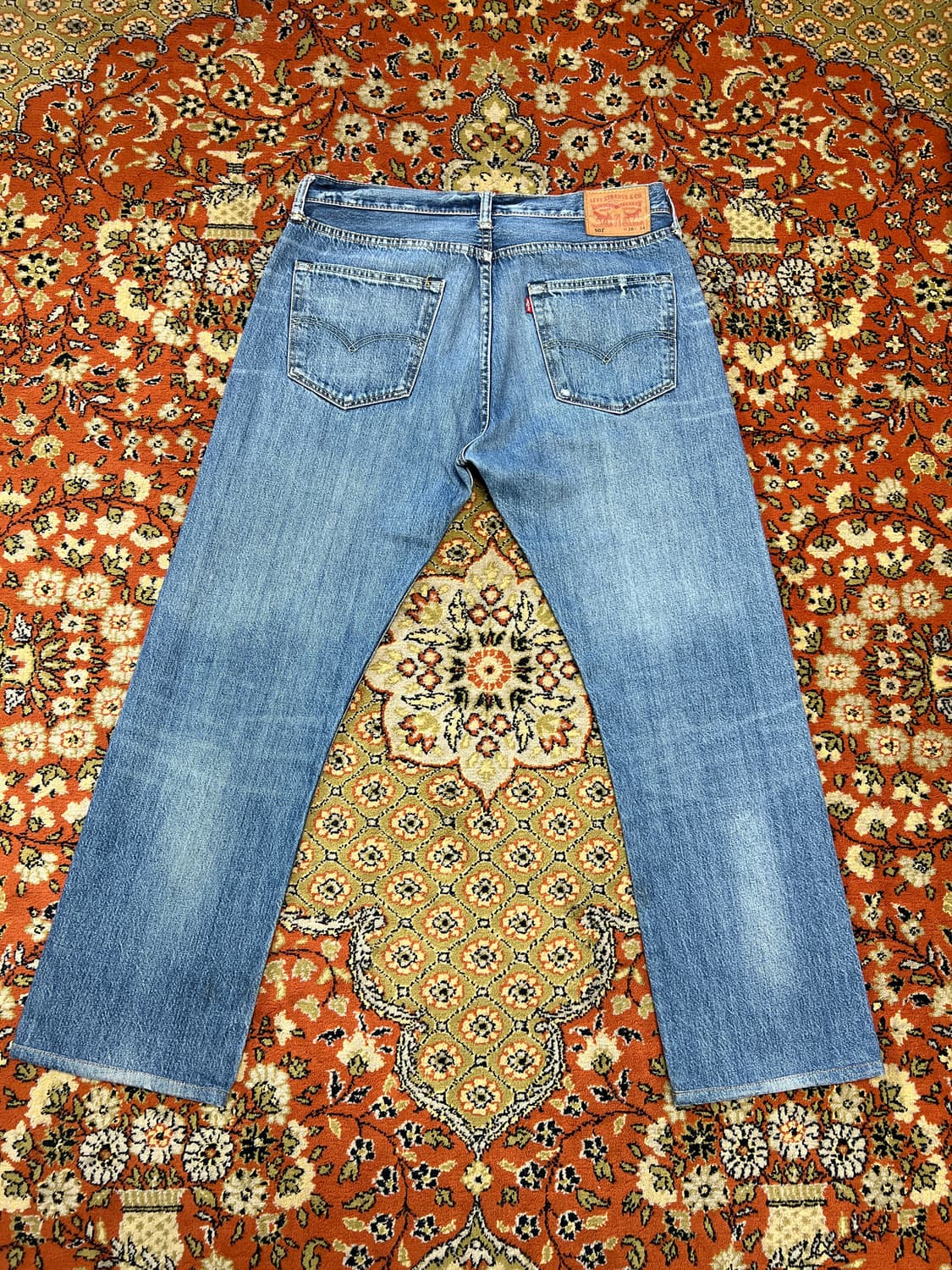 [36] 리바이스 501 빈티지 연청 데님 팬츠 상품이미지2