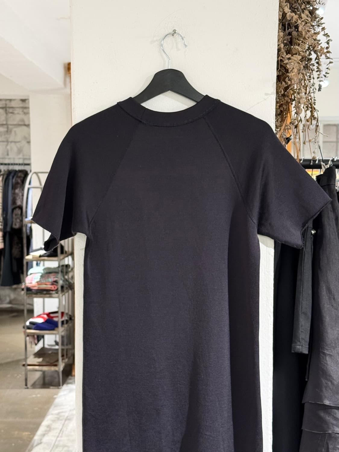 이자벨마랑 다크네이비 기모 래글런 티셔츠 드레스 상품이미지5